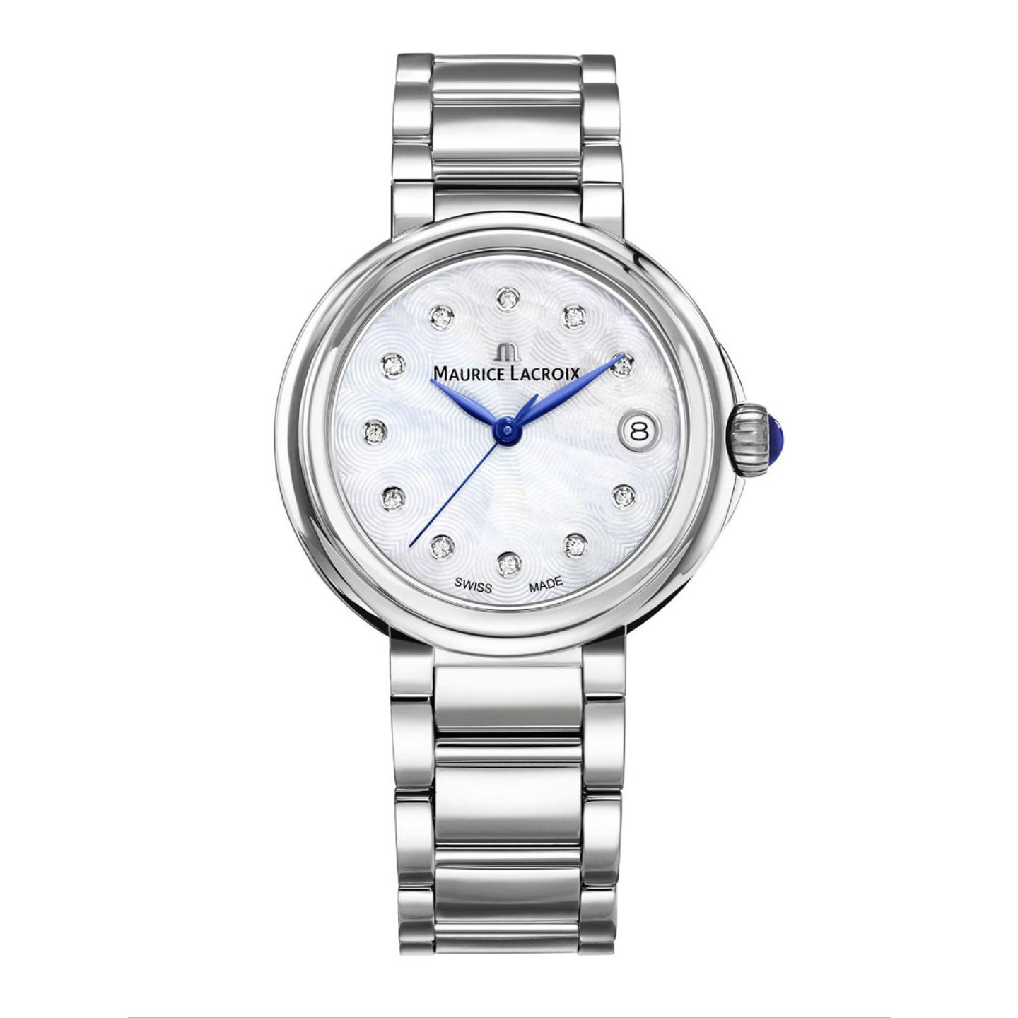 Maurice Lacroix Fiaba FA1084-SS002-170-1 (2023) - Pearl dial 32 mm Steel case (3/3)