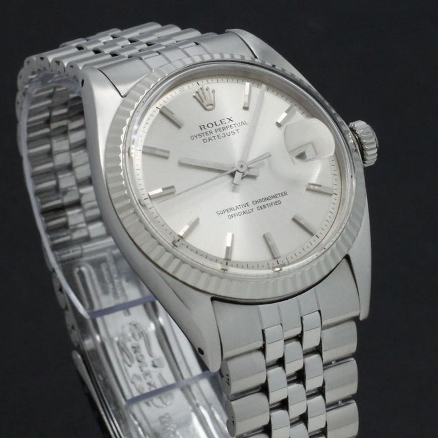 Rolex Datejust 1601 (1968) - Zilver wijzerplaat 36mm Staal (6/7)