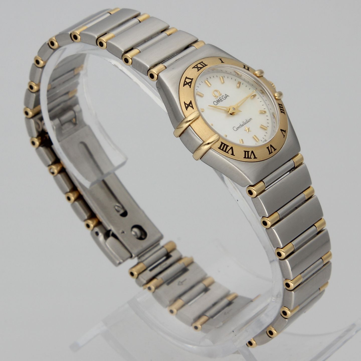 Omega Constellation 795.1203 (Unknown (random serial)) - Gold dial 24 mm Gold/Steel case (6/8)