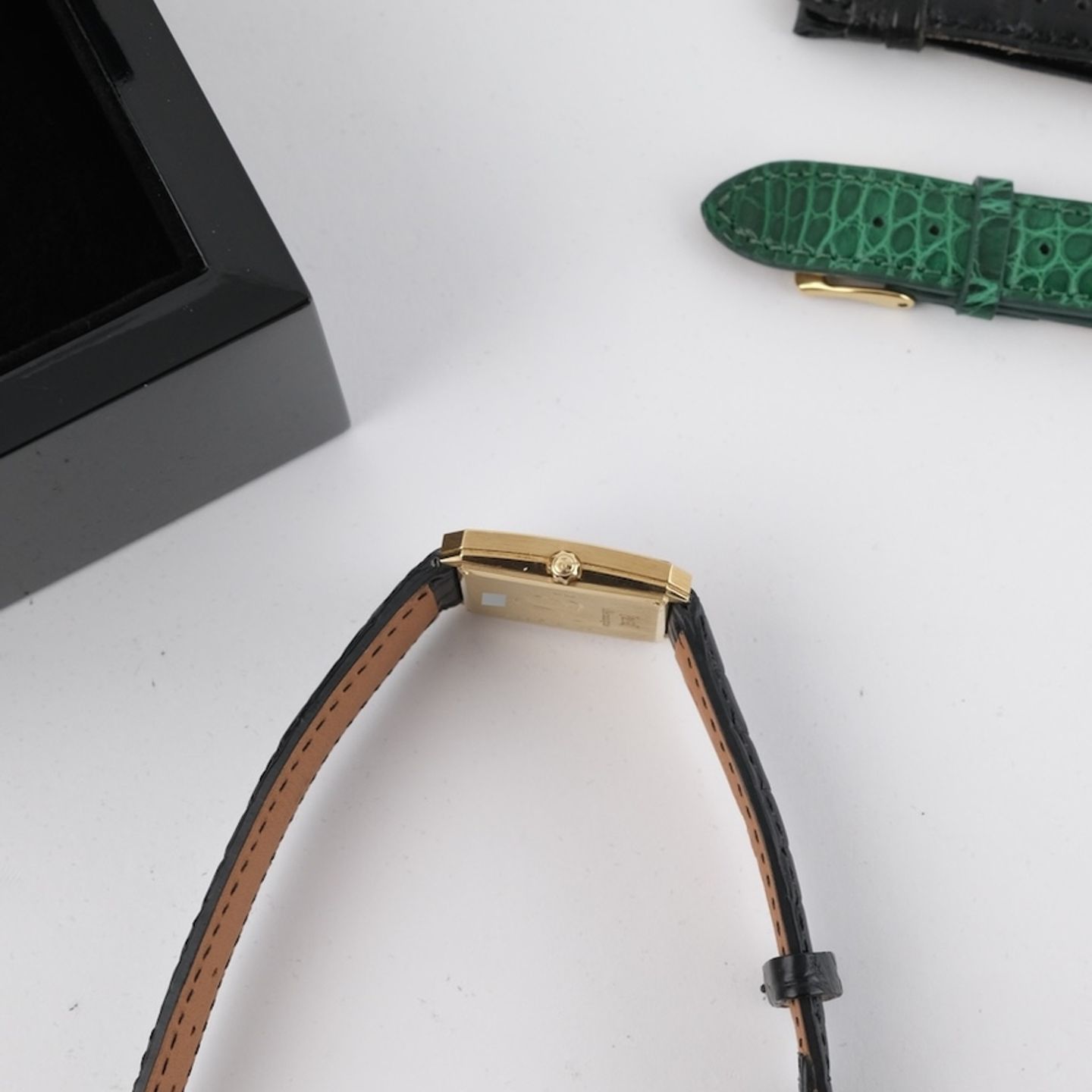 Piaget Protocole 90155 (Onbekend (willekeurig serienummer)) - Zwart wijzerplaat 26mm Geelgoud (7/8)