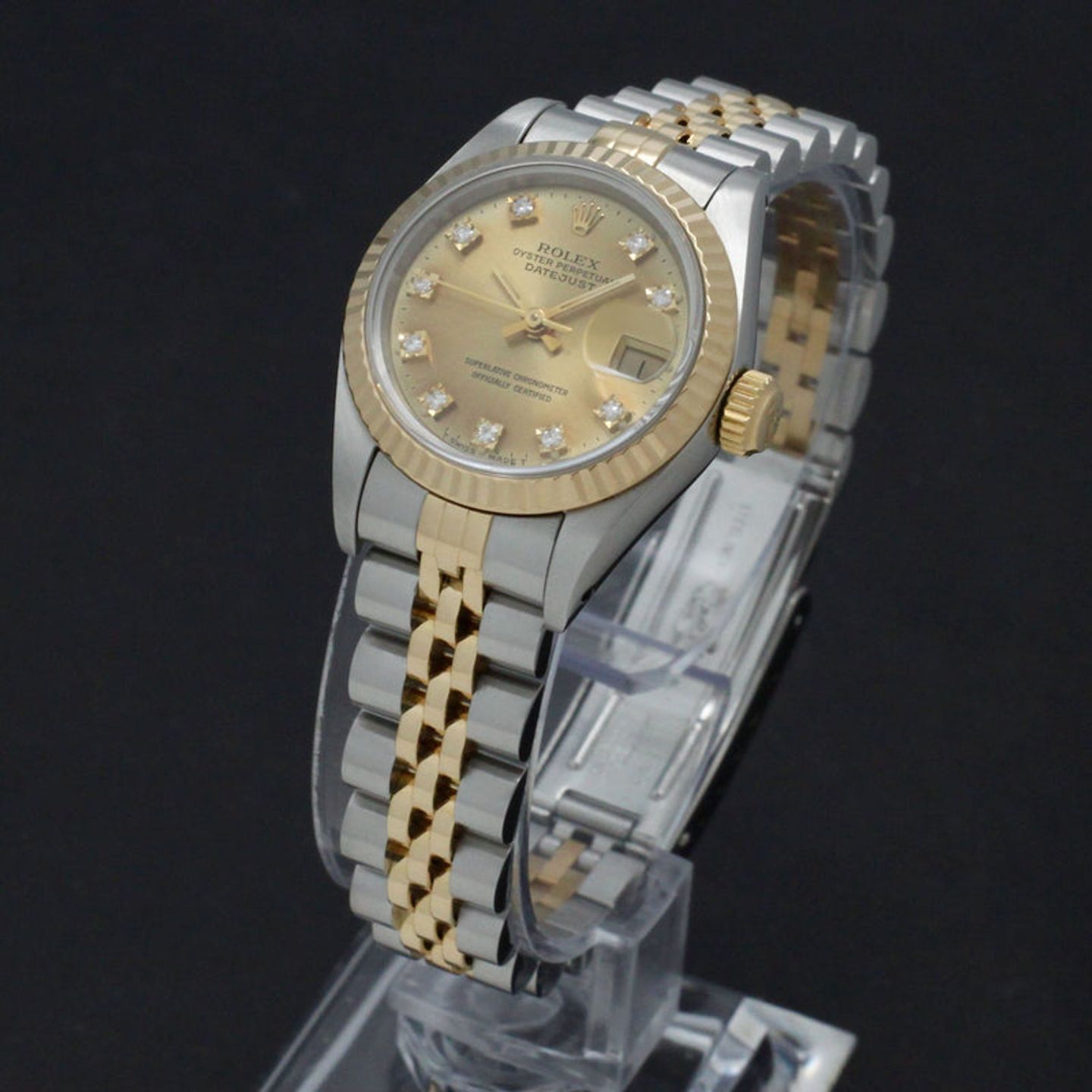 Rolex Lady-Datejust 69173 (1992) - Goud wijzerplaat 26mm Goud/Staal (2/7)