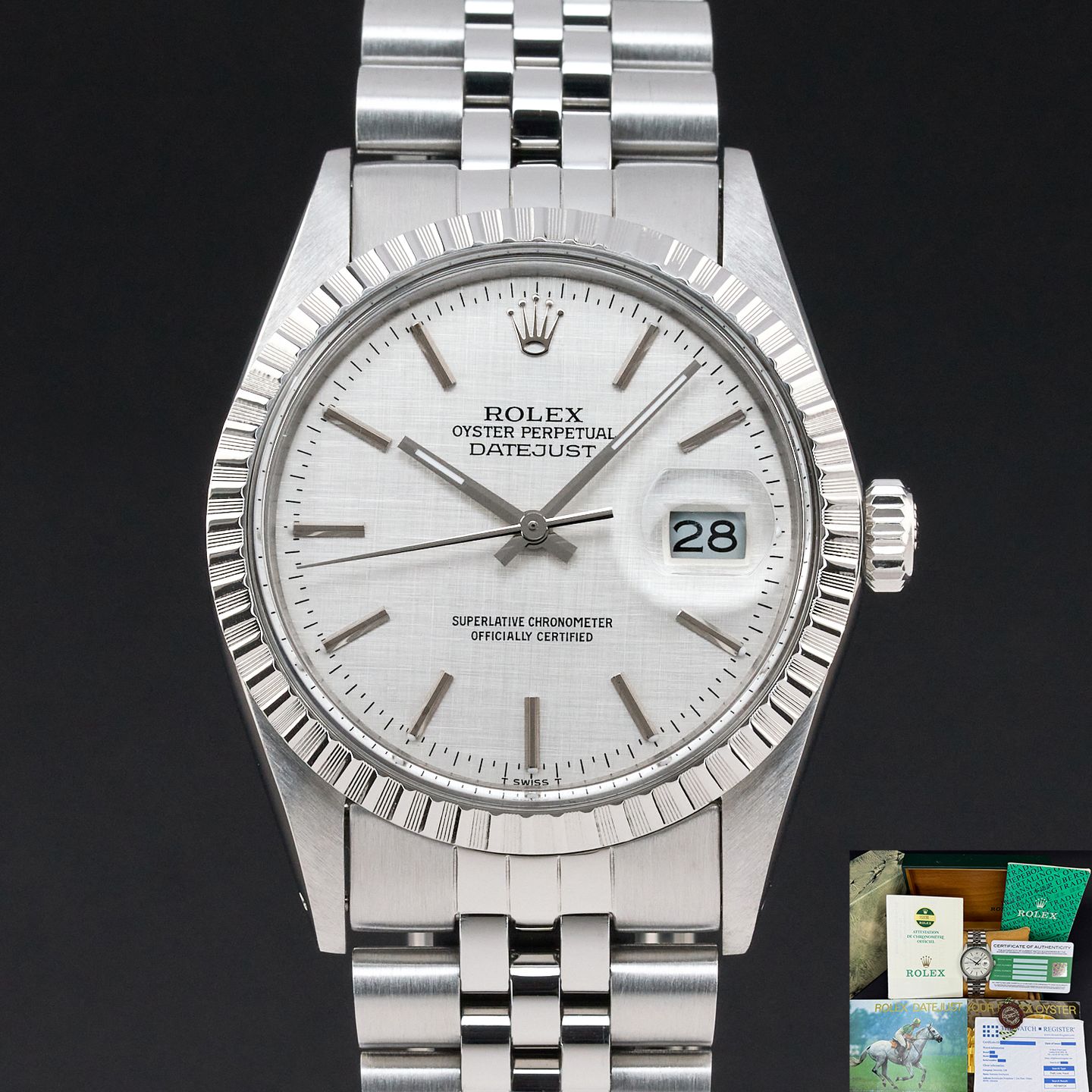Rolex Datejust 36 16030 (1986) - 36mm Staal (1/8)