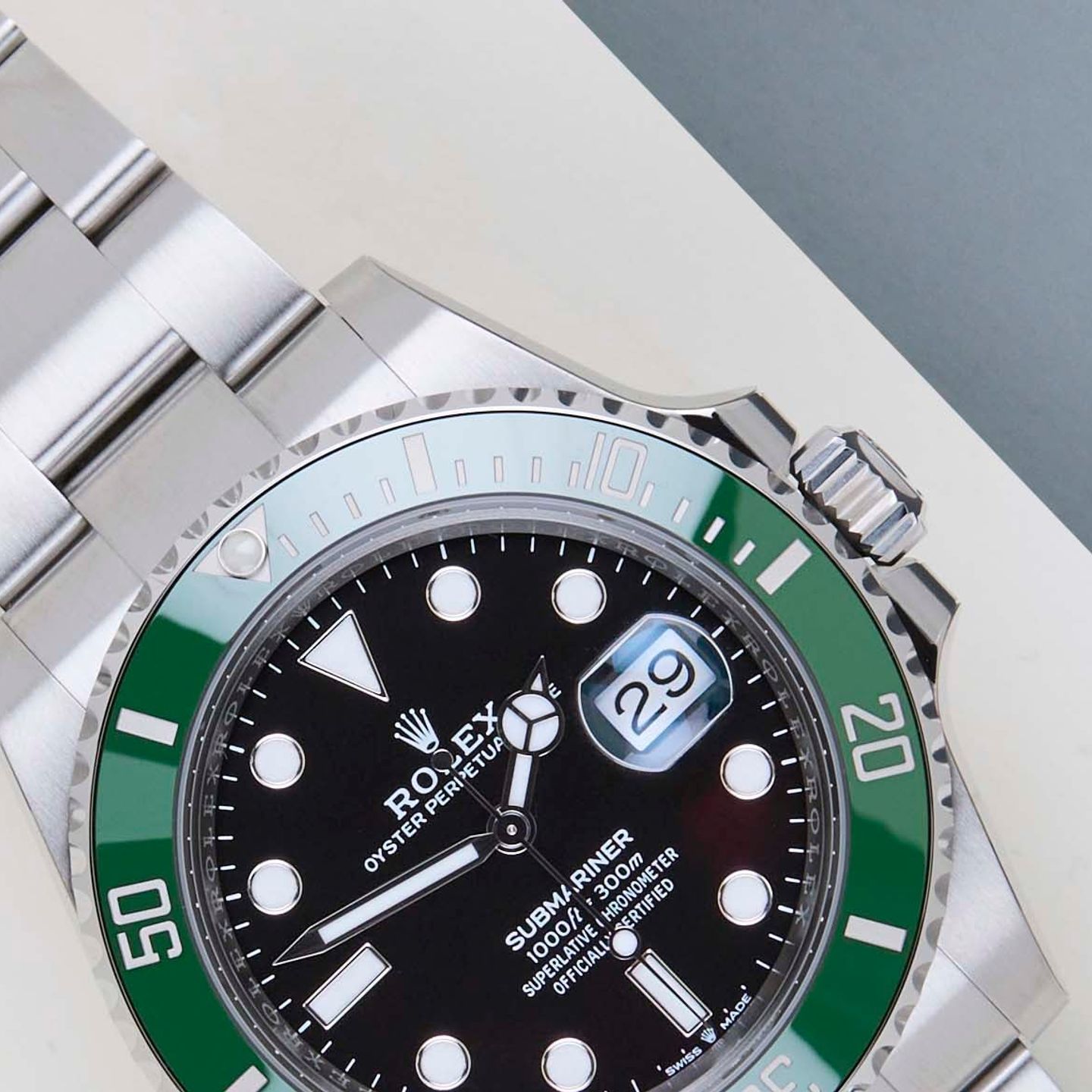 Rolex Submariner Date 126610LV (2026) - Zwart wijzerplaat 41mm Staal (3/8)