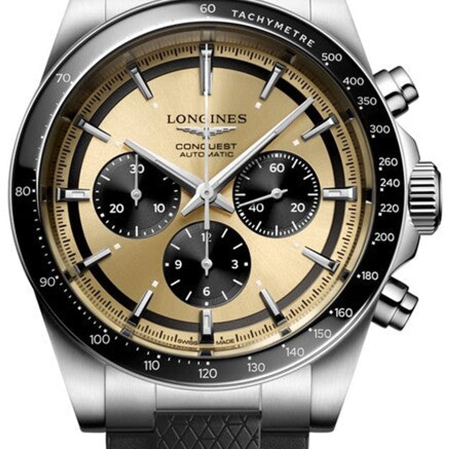 Longines Conquest L3.835.4.32.9 (2026) - Champagne wijzerplaat 42mm Staal (1/1)