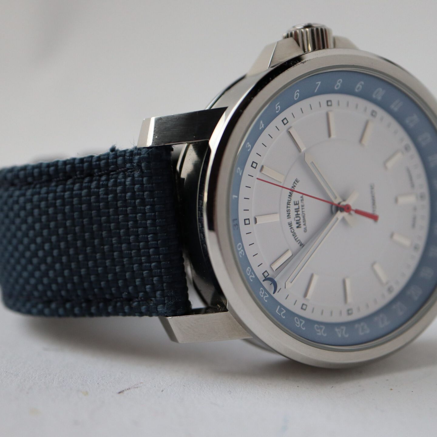 Mühle Glashütte 29er M1-25-32-NB (2023) - White dial 43 mm Steel case (5/8)