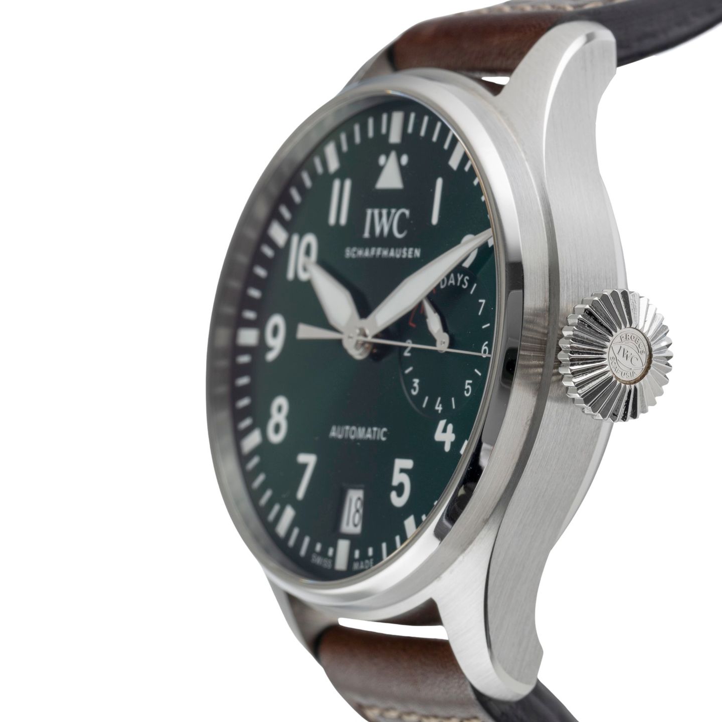 IWC Big Pilot IW501015 (Unknown (random serial)) - Green dial 46 mm Steel case (6/8)