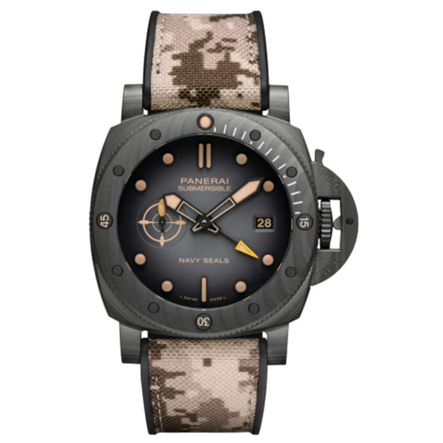 Panerai Submersible PAM01513 (2025) - Zwart wijzerplaat 44mm Carbon (1/1)