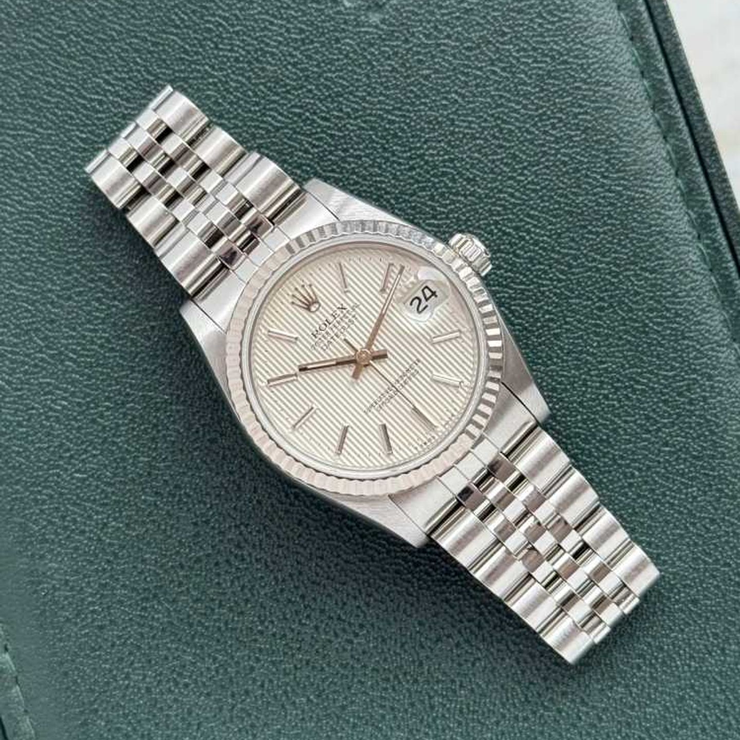 Rolex Datejust 31 68274 (1993) - Zilver wijzerplaat 31mm Staal (2/8)