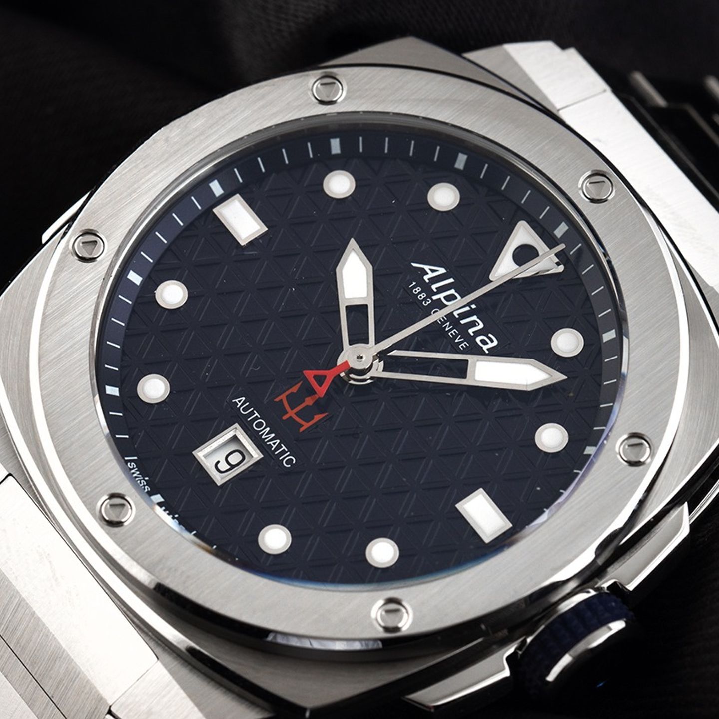 Alpina Seastrong AL-525NARK4AE6B (Unknown (random serial)) - Blue dial Unknown Steel case (3/7)