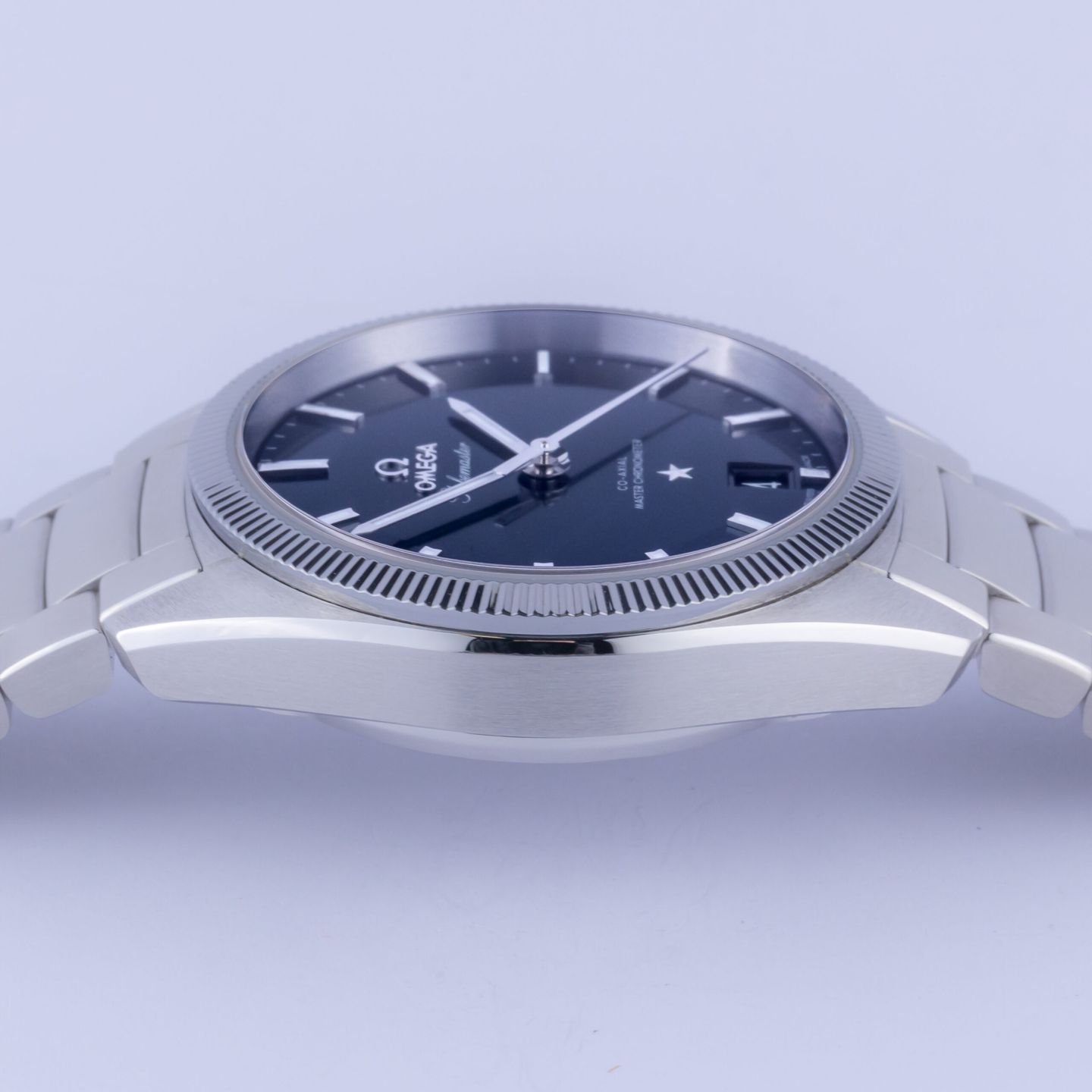 Omega Globemaster 130.30.39.21.03.001 (Unknown (random serial)) - Blue dial 39 mm Steel case (5/8)