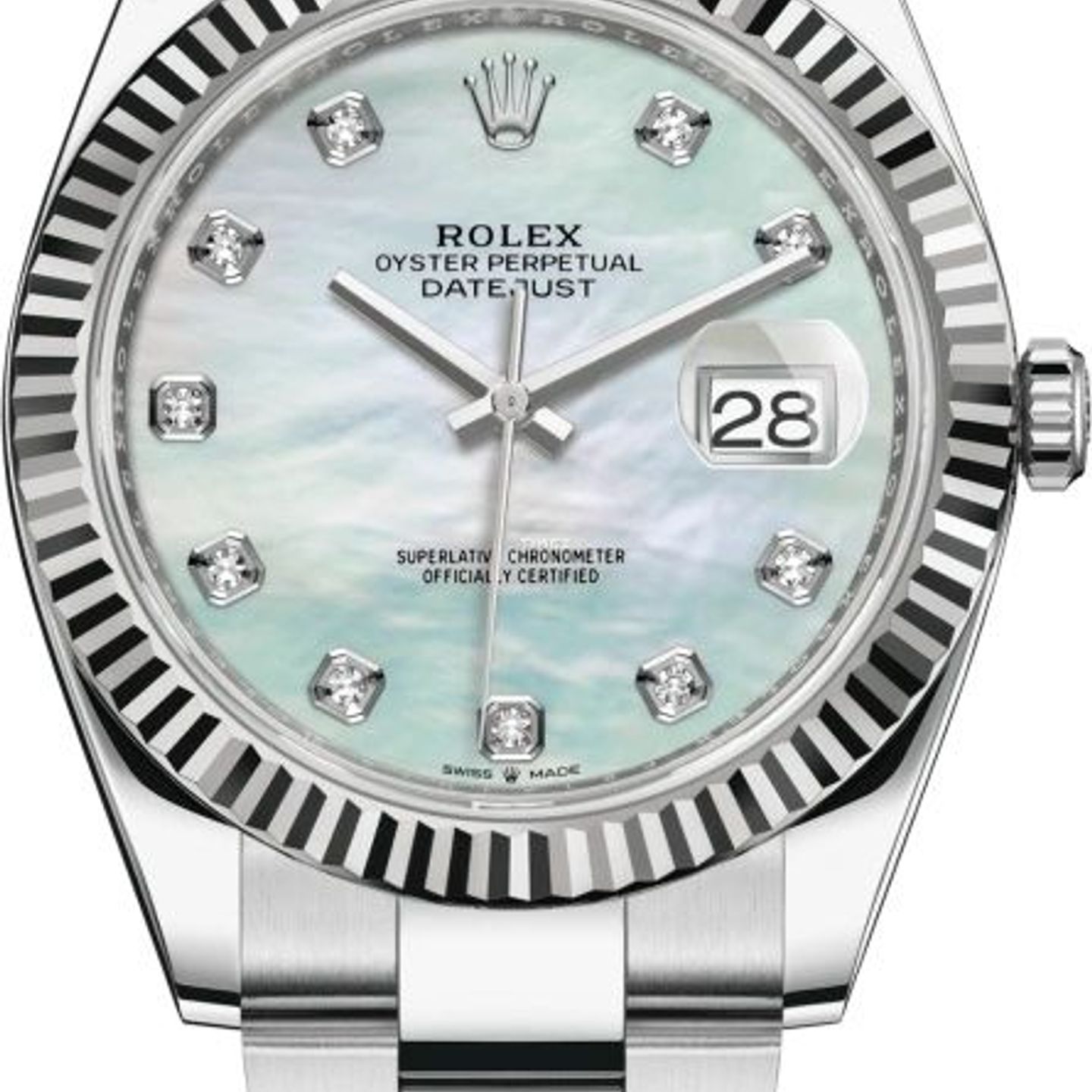 Rolex Datejust 41 126334 (2023) - Parelmoer wijzerplaat 41mm Staal (1/1)