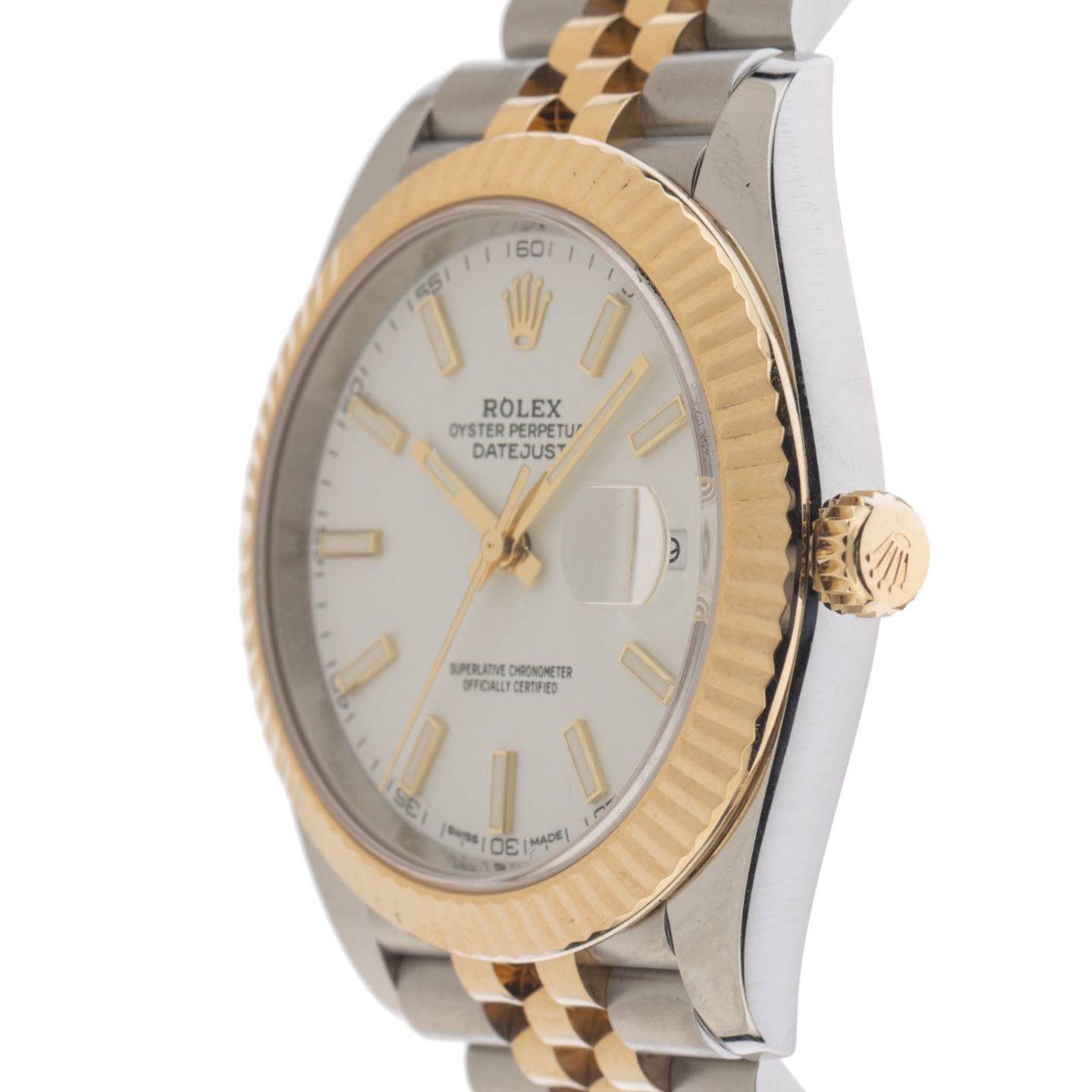 Rolex Datejust 41 126333 (2018) - White dial 41 mm Gold/Steel case (4/7)