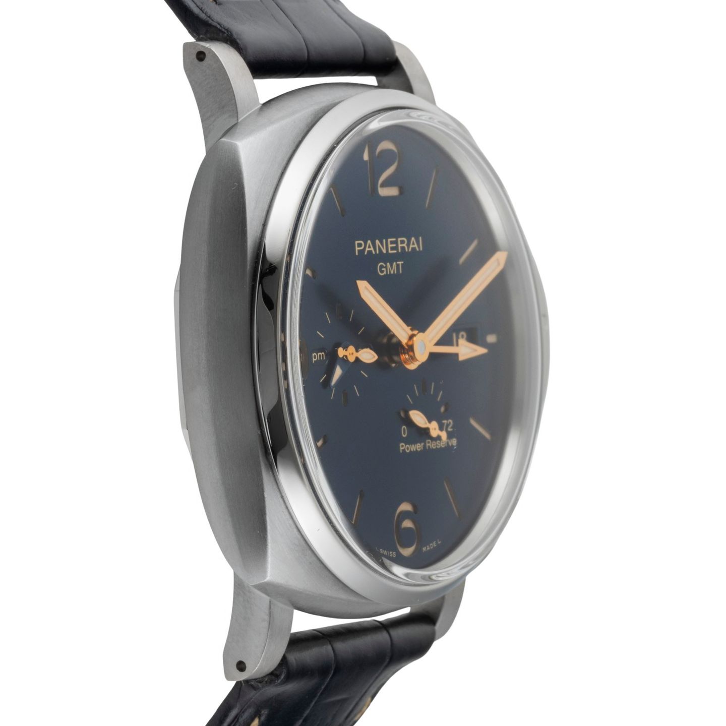 Panerai Luminor Due PAM00964 (2020) - Blauw wijzerplaat 45mm Titanium (7/8)