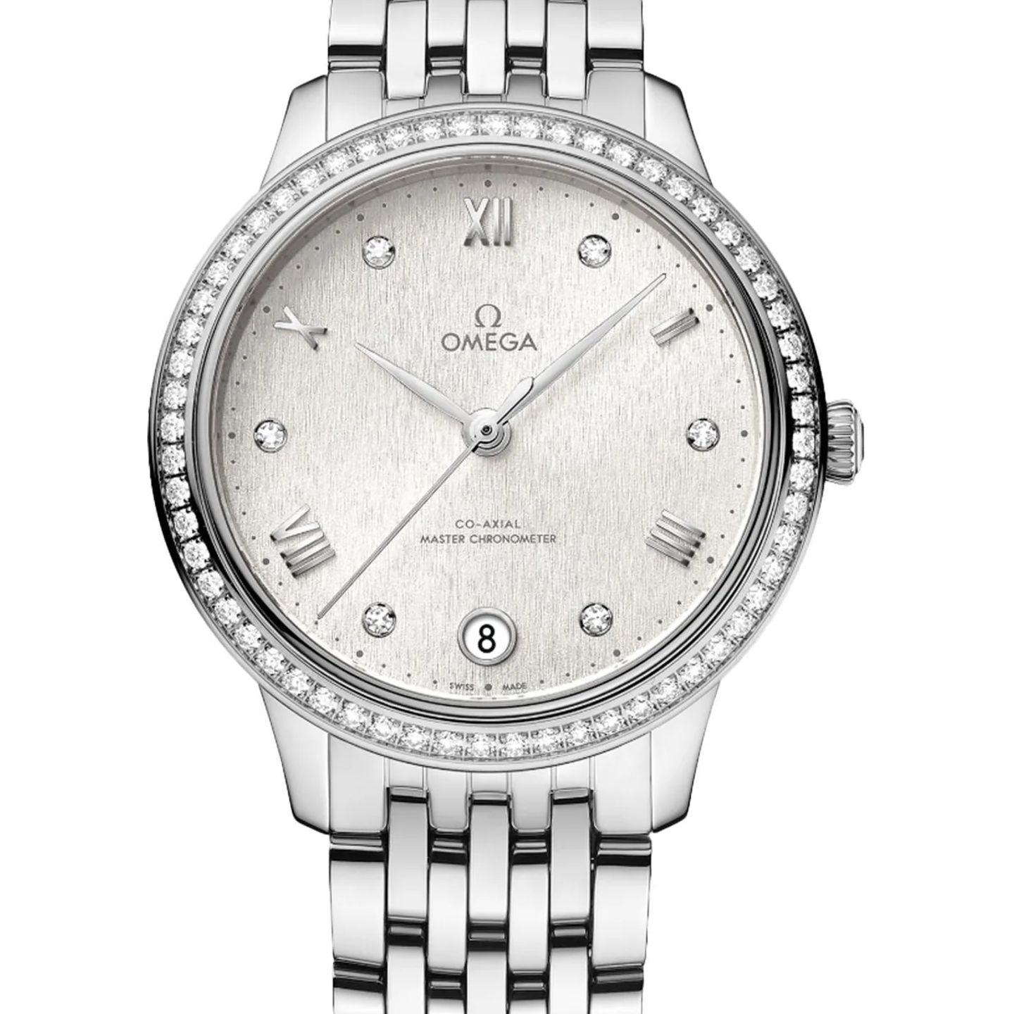Omega De Ville Prestige 434.15.34.20.52.001 (2026) - Zilver wijzerplaat 34mm Staal (1/1)