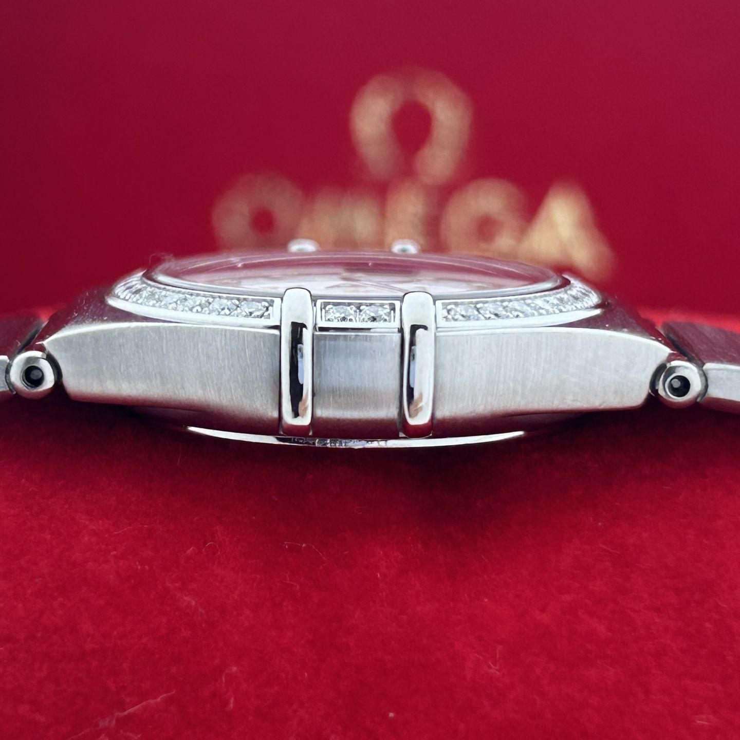 Omega Constellation Quartz 111.15.26.60.55.001 (2009) - Parelmoer wijzerplaat 26mm Staal (4/8)