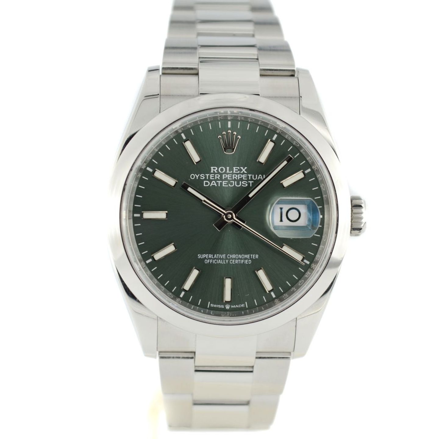 Rolex Datejust 36 126200 (2023) - Green dial 36 mm Steel case (1/7)