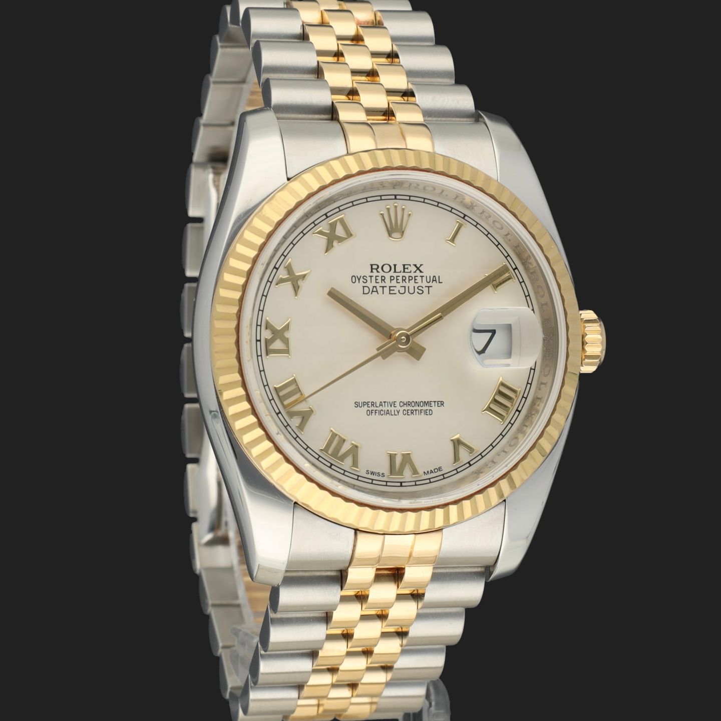 Rolex Datejust 36 116233 (2010) - 36mm Goud/Staal (4/8)