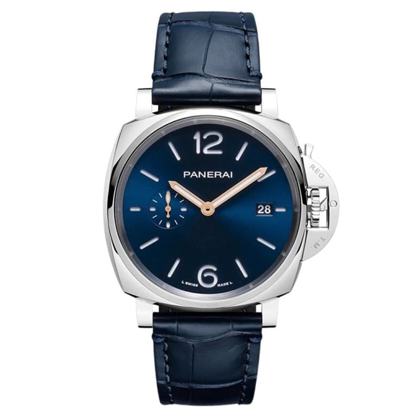 Panerai Luminor Due PAM01274 (2023) - Blauw wijzerplaat 42mm Staal (1/1)