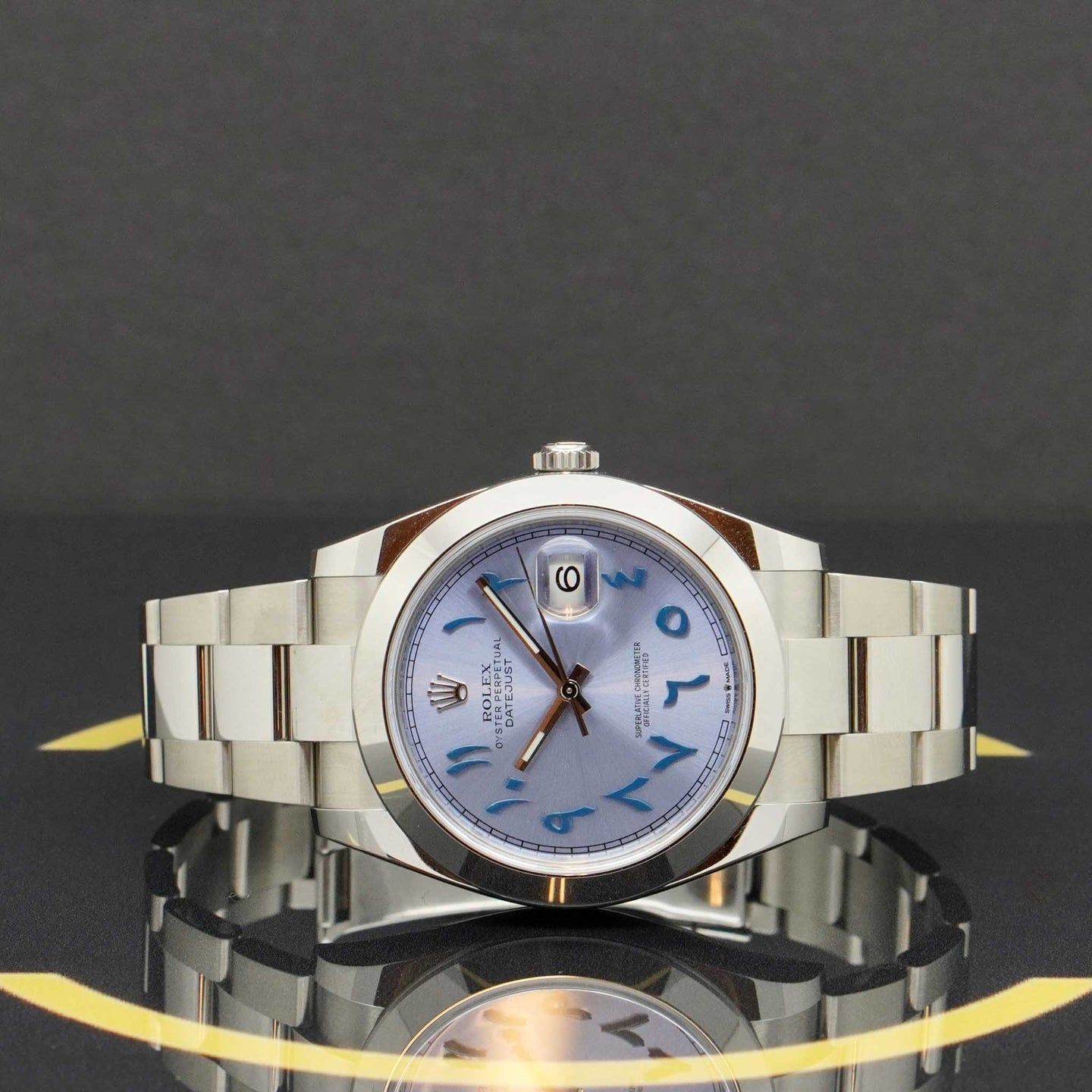 Rolex Datejust 41 126300 (2021) - Blauw wijzerplaat 41mm Staal (4/7)