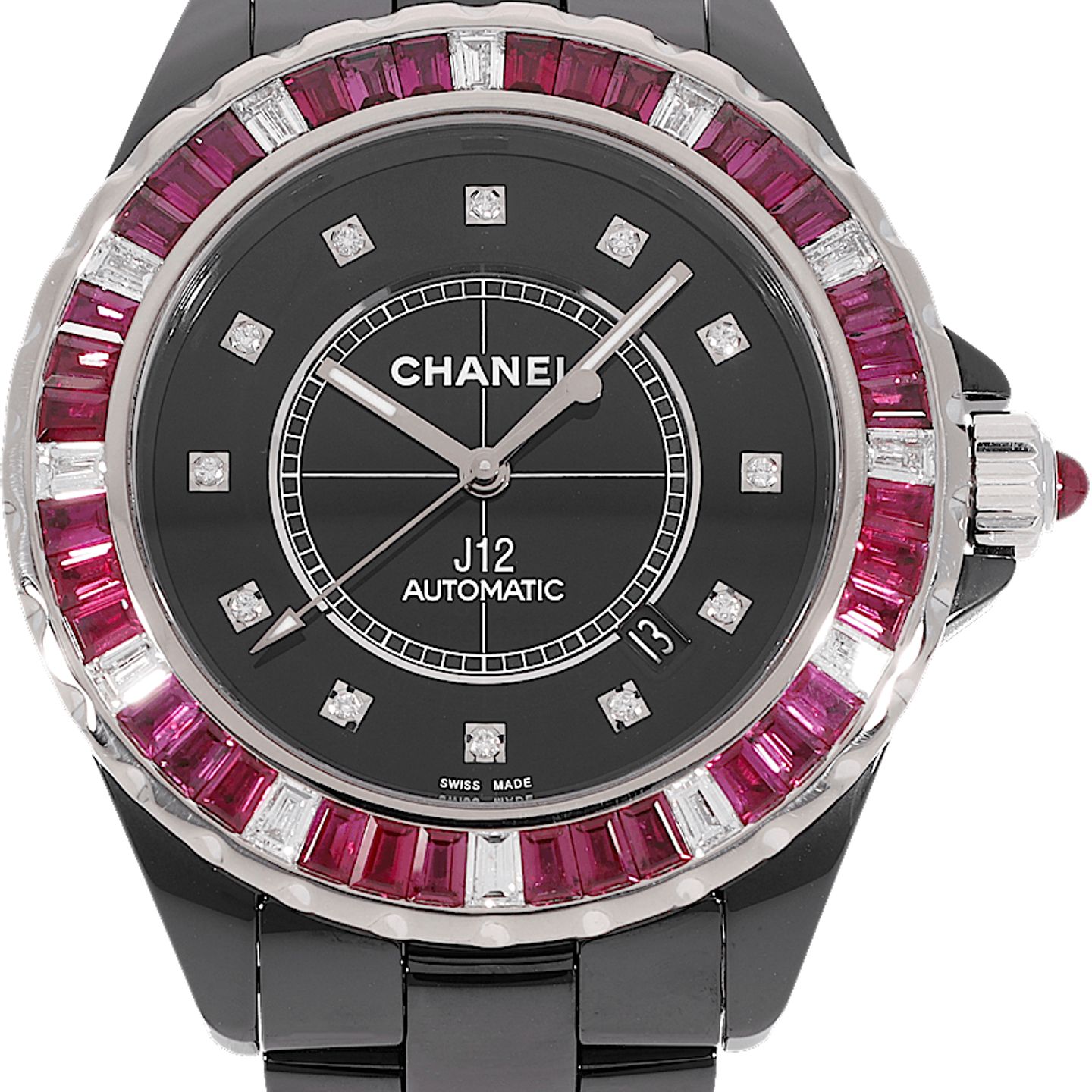 Chanel J12 H2018 (Unknown (random serial)) - Black dial 42 mm Ceramic case (2/5)
