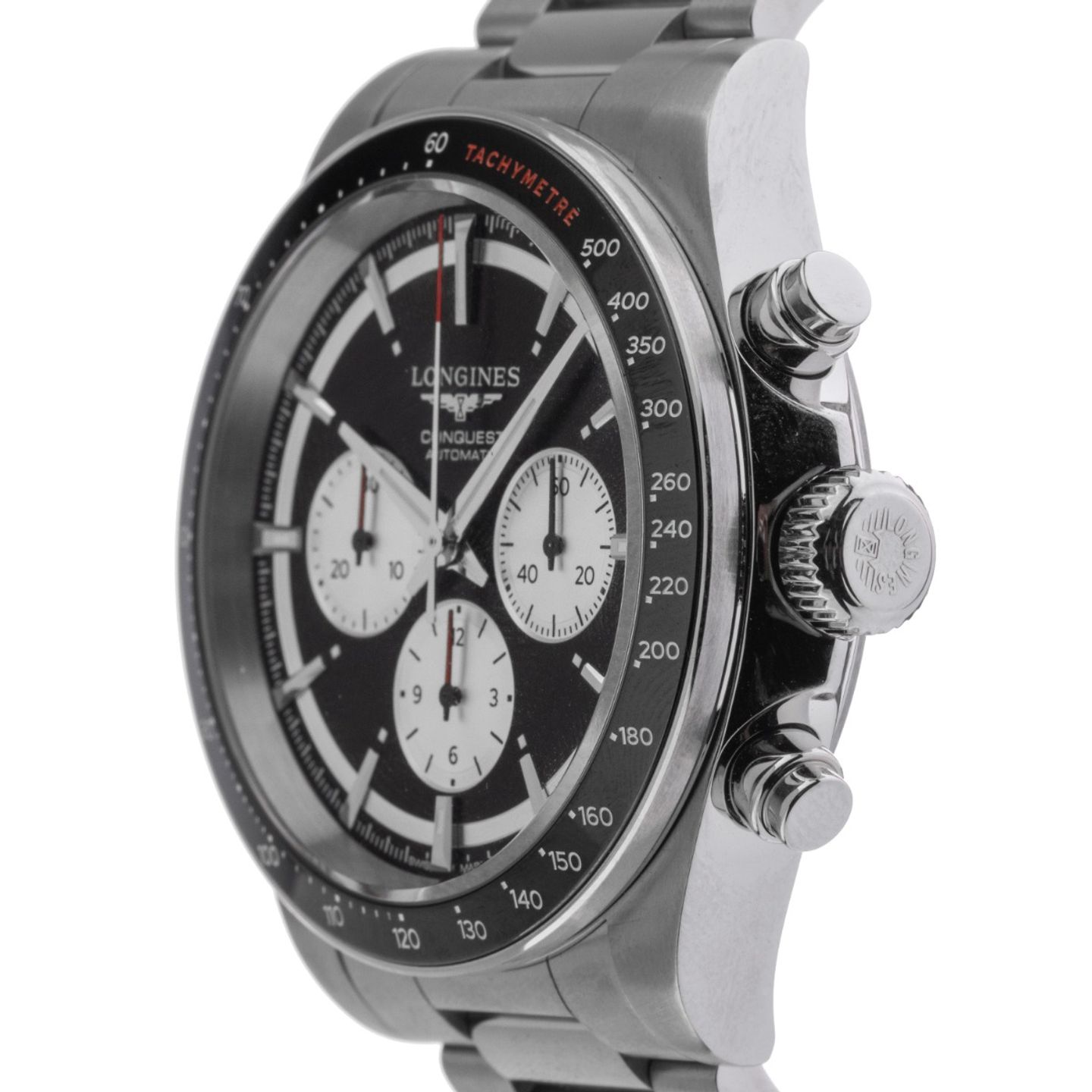 Longines Conquest L3.835.4.52.6 (2025) - Black dial 42 mm Steel case (4/7)