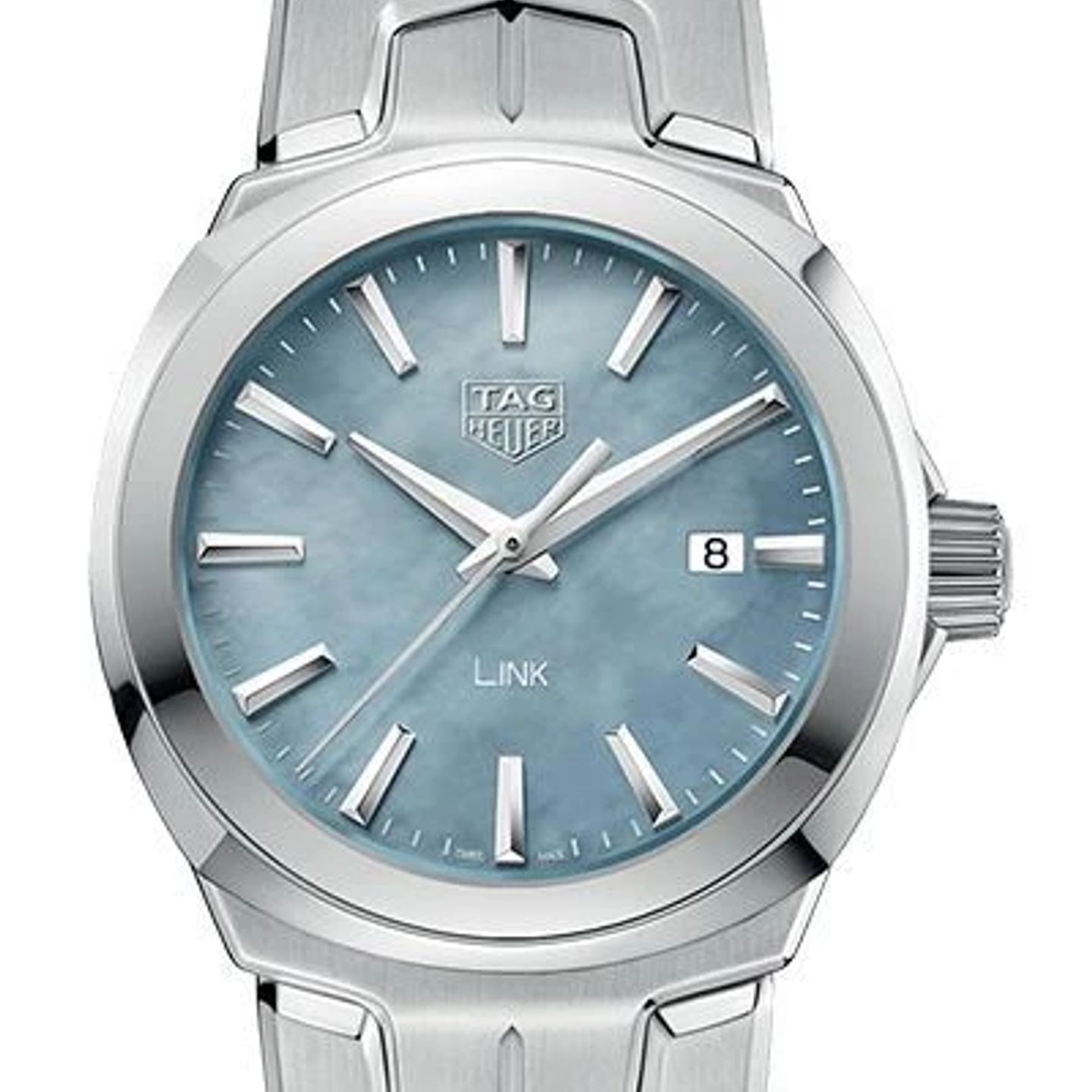 TAG Heuer Link Lady WBC1311.BA0600 (2024) - Grey dial 32 mm Steel case (2/2)