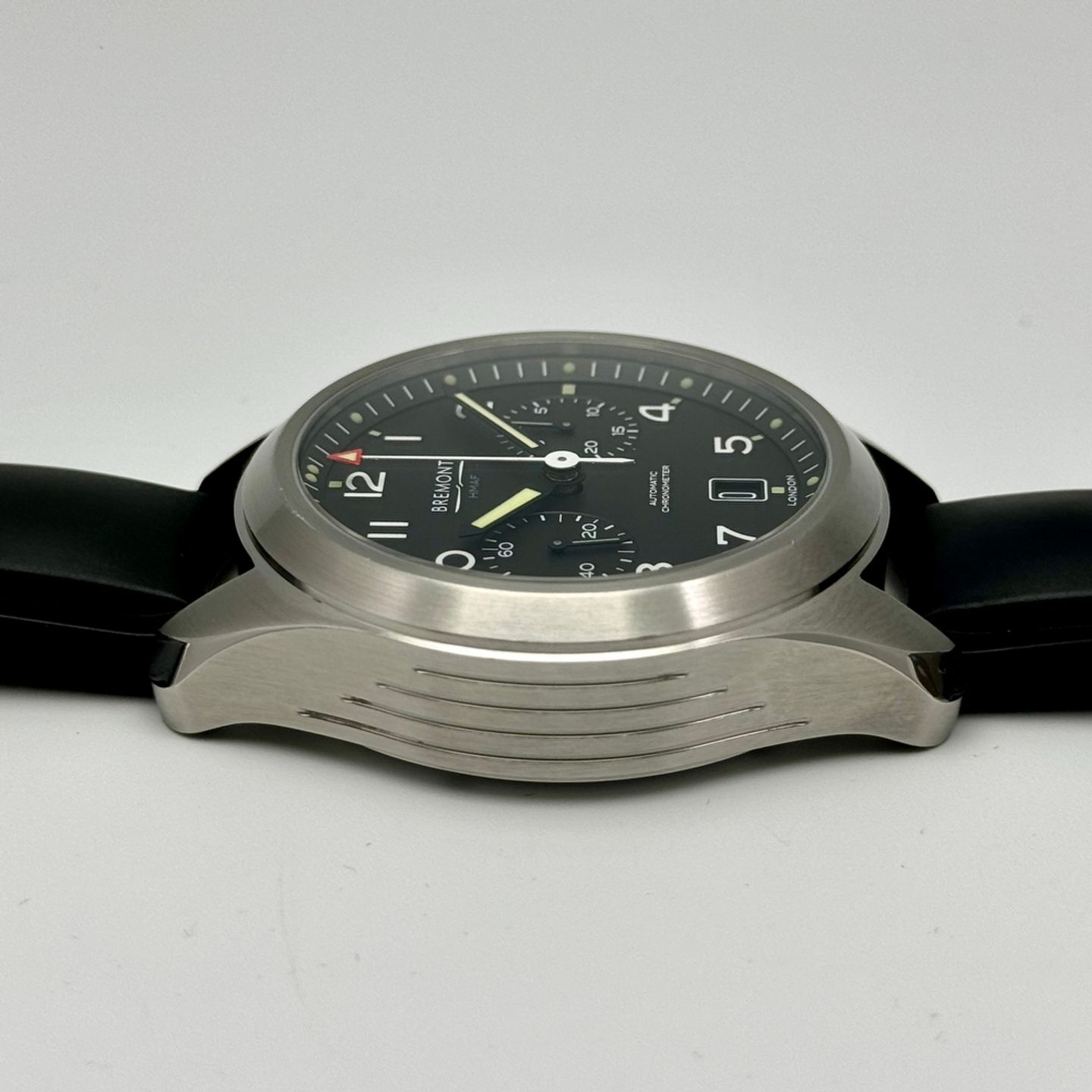 Bremont Unknown BR111 (Onbekend (willekeurig serienummer)) - Zwart wijzerplaat 42mm Staal (4/10)