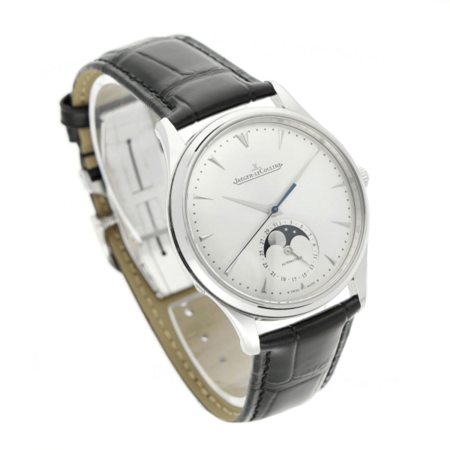 Jaeger-LeCoultre Master Ultra Thin Moon 176.8.64.S (Unknown (random serial)) - Silver dial 39 mm Steel case (3/5)