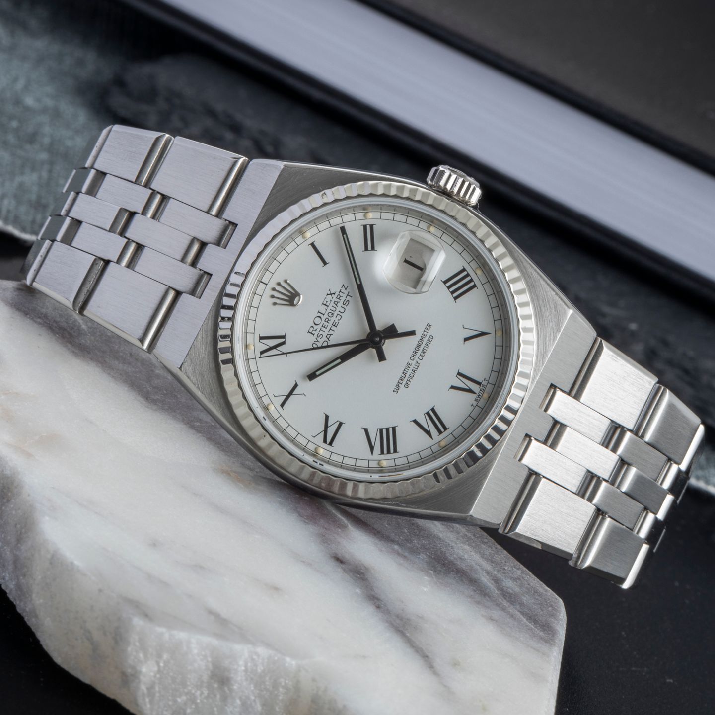 Rolex Datejust Oysterquartz 17014 (Onbekend (willekeurig serienummer)) - 36mm Staal (2/8)