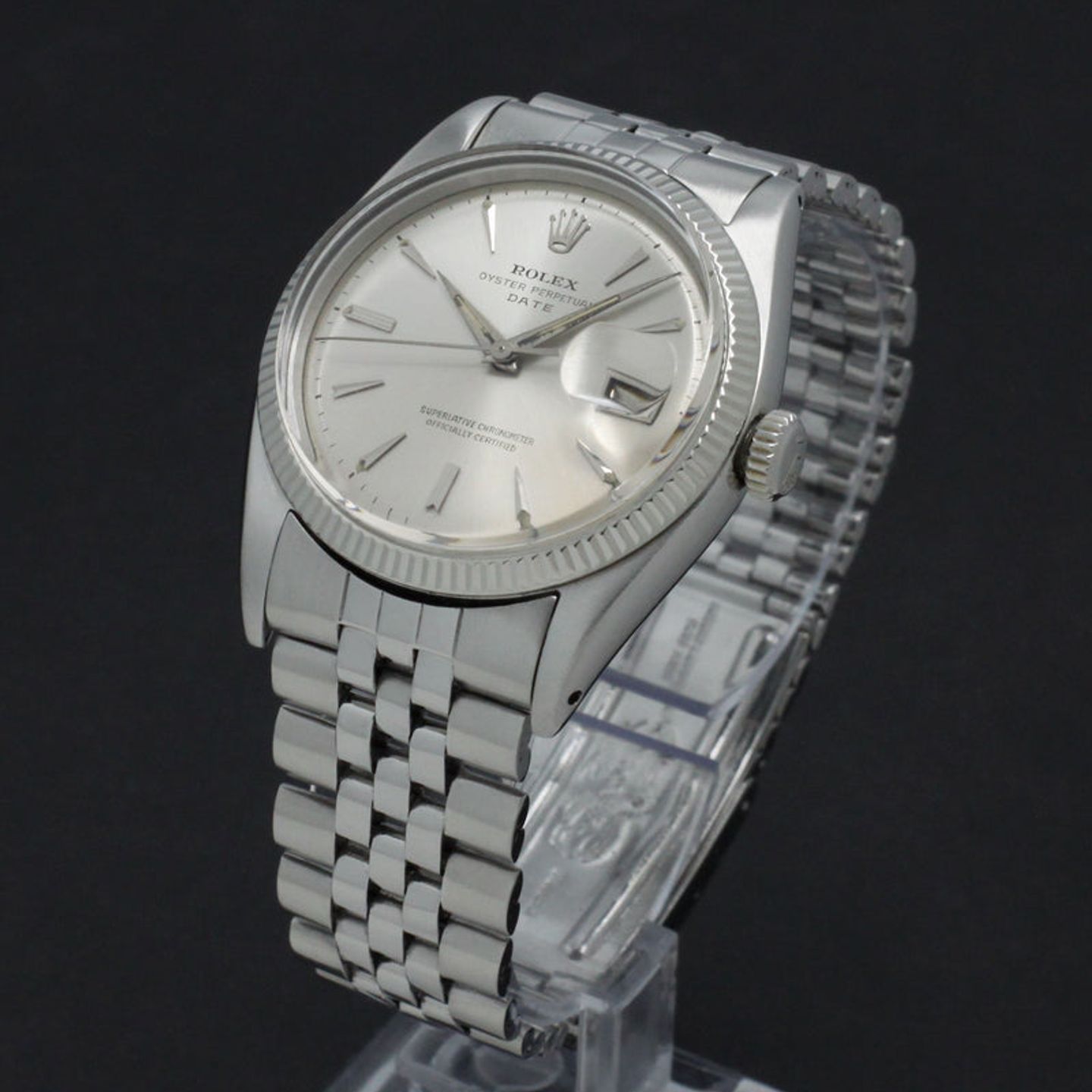 Rolex Datejust 6605 (1959) - Silver dial 36 mm Steel case (5/7)