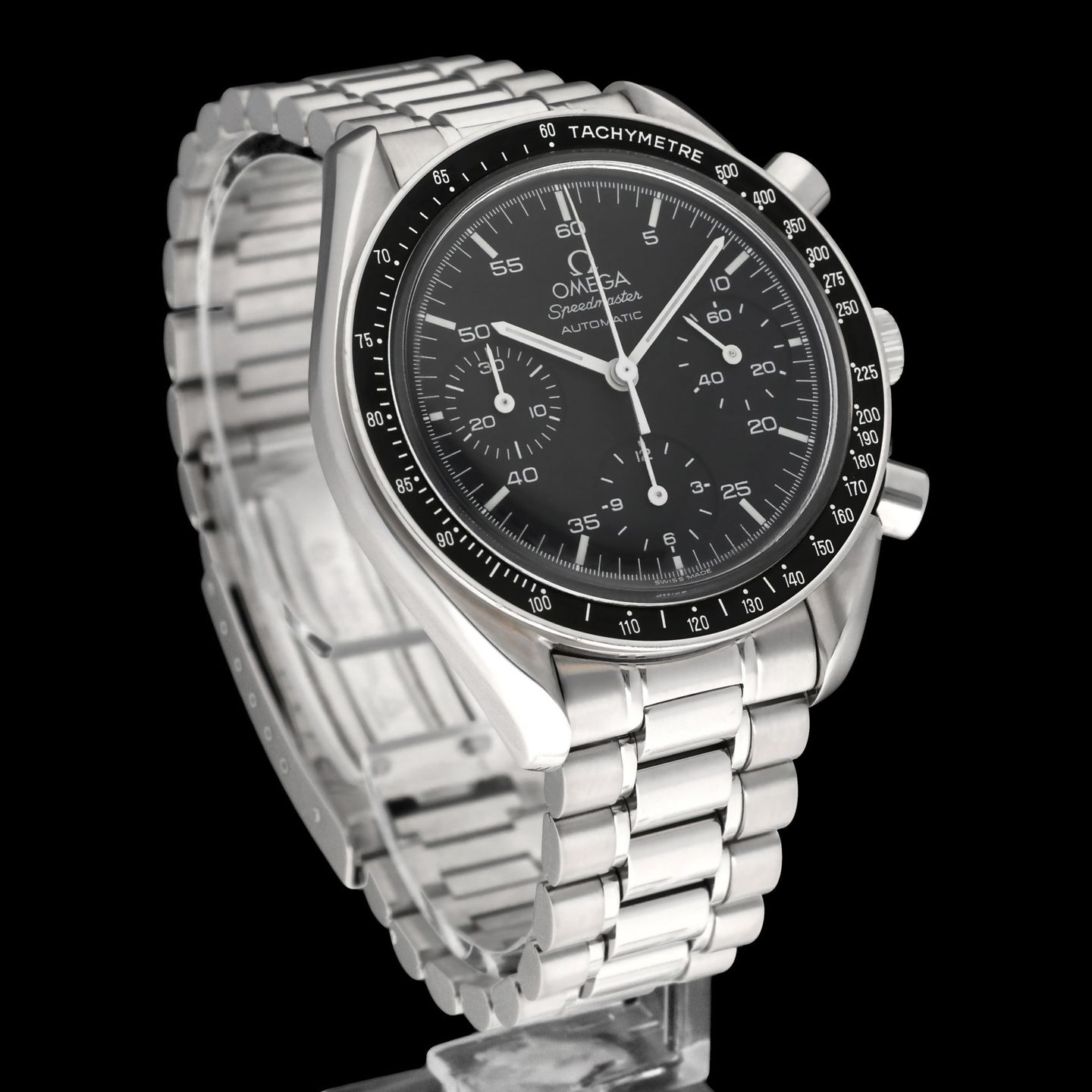 Omega Speedmaster Reduced 3510.50.00 (1998) - Black dial 39 mm Steel case (4/8)