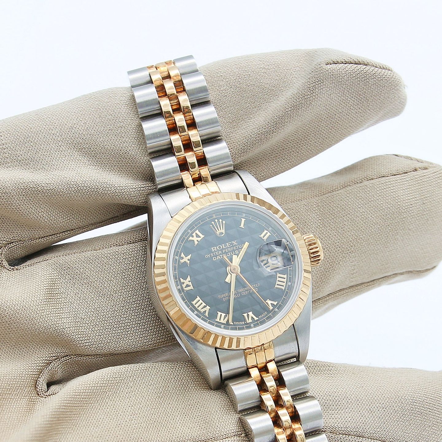 Rolex Lady-Datejust 69173 (Onbekend (willekeurig serienummer)) - 26mm Goud/Staal (2/8)