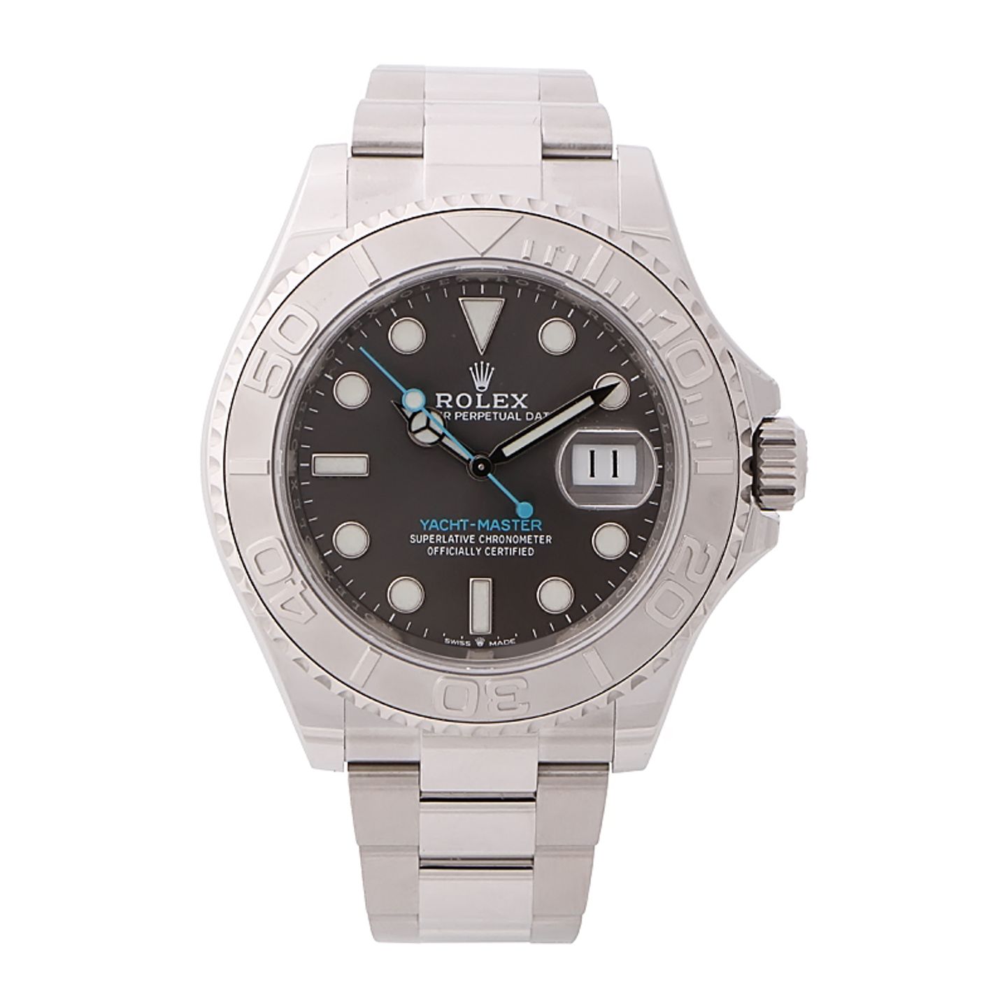 Rolex Yacht-Master 40 126622 (2021) - Grey dial 40 mm Steel case (1/4)