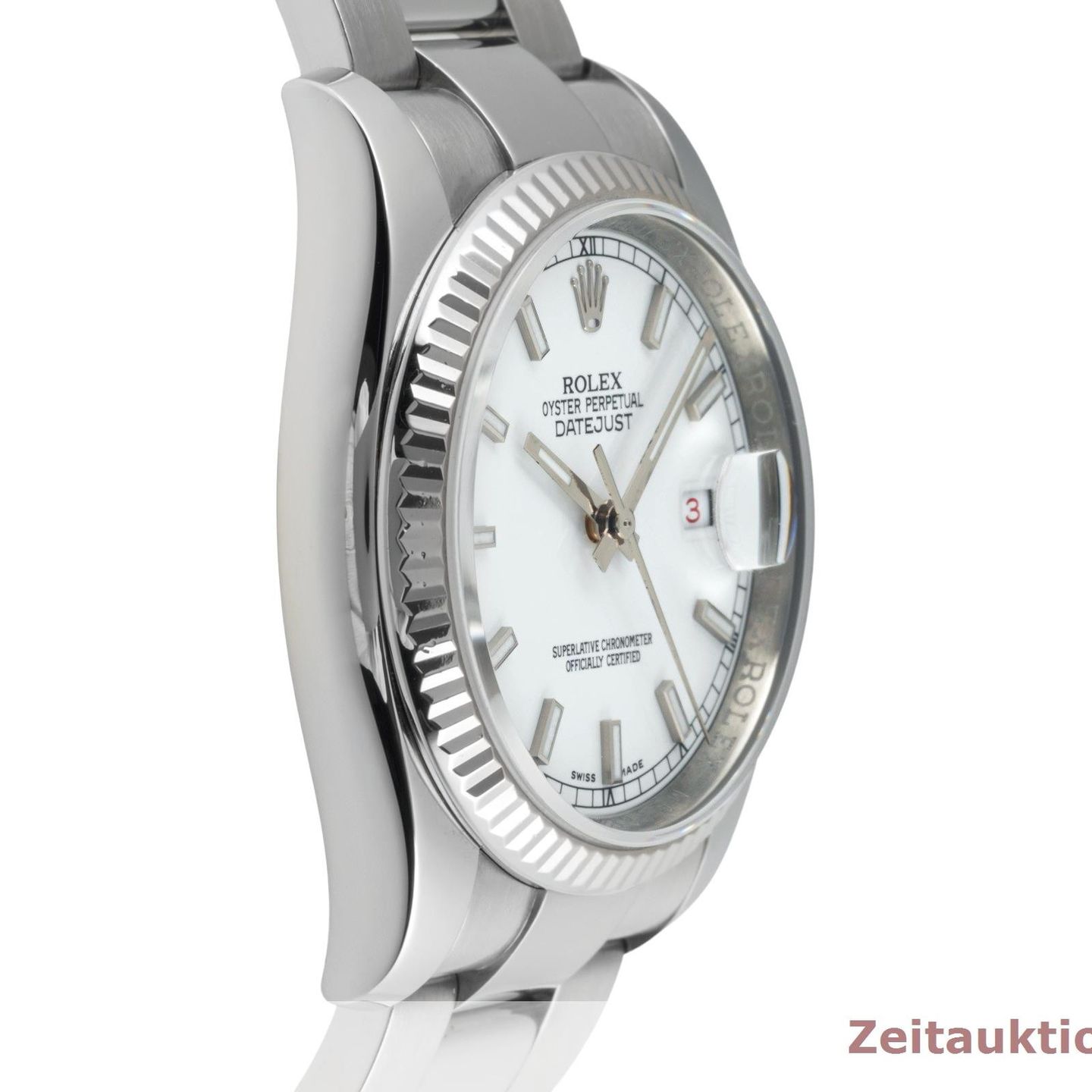 Rolex Datejust 36 116234 (2008) - White dial 36 mm Steel case (7/8)