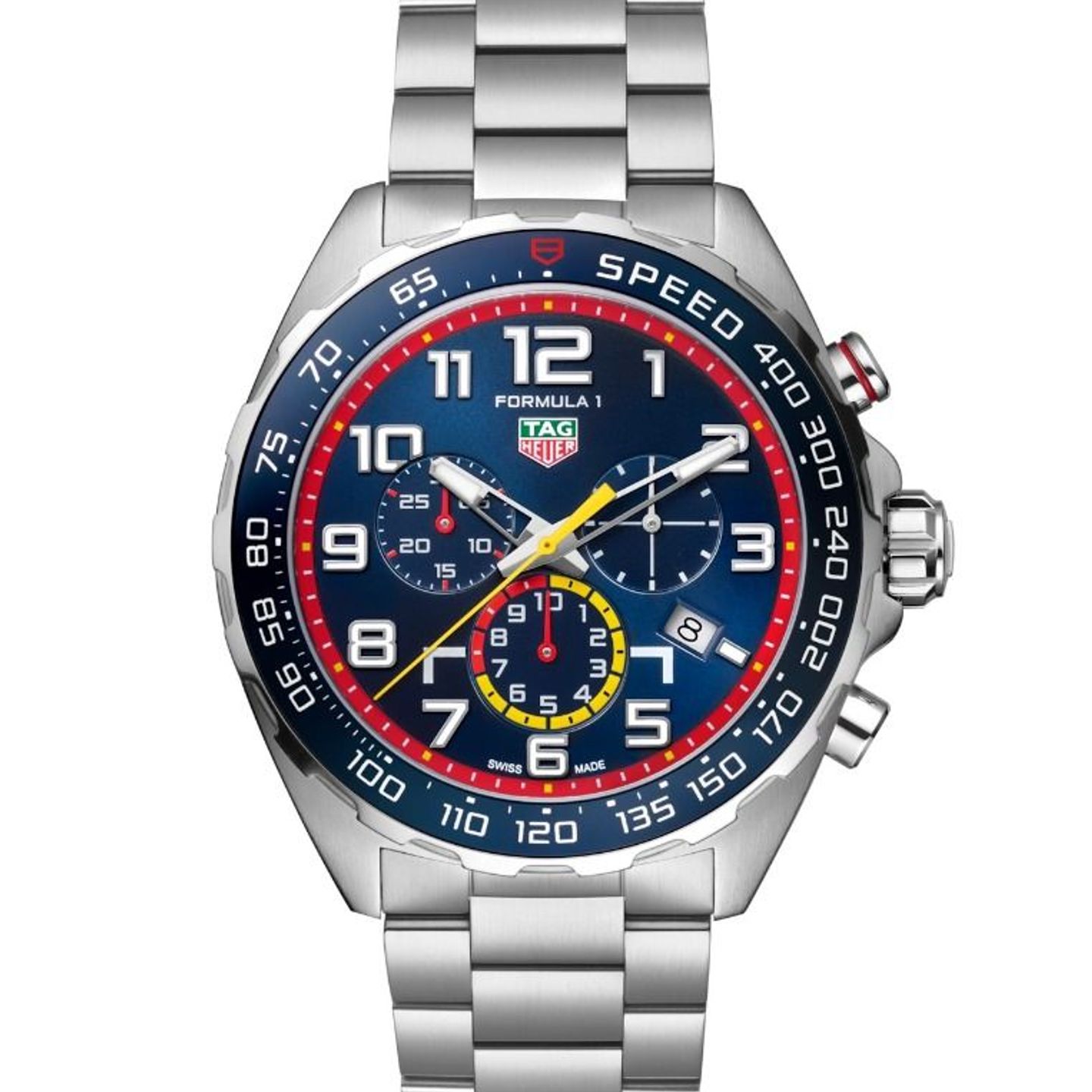 TAG Heuer Formula 1 Quartz CAZ101AL.BA0842 (2023) - Blauw wijzerplaat 43mm Staal (1/8)