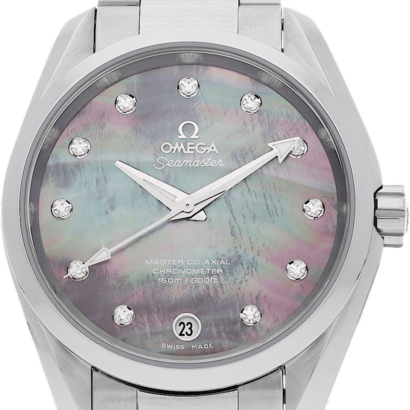 Omega Seamaster Aqua Terra 220.10.34.20.57.001 (2016) - Pearl dial 34 mm Steel case (1/5)