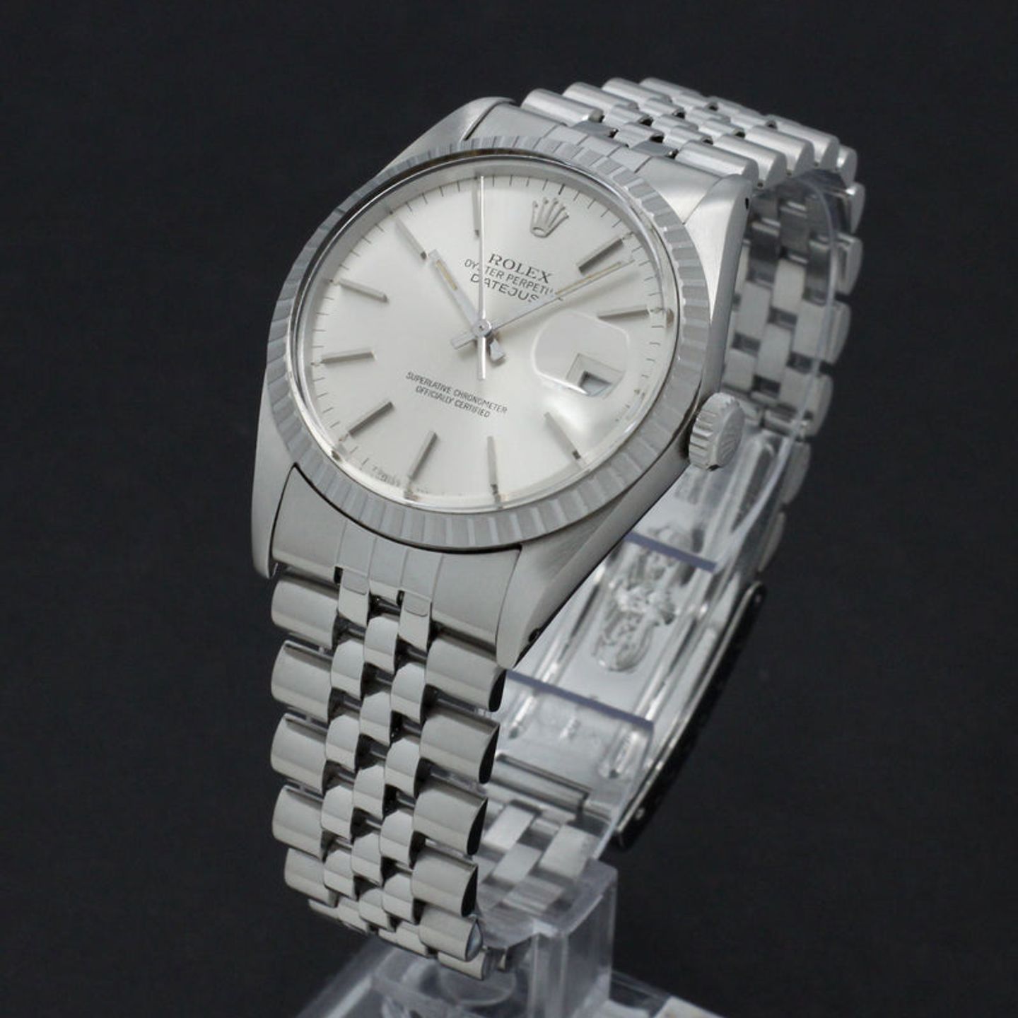 Rolex Datejust 36 16030 (1986) - Silver dial 36 mm Steel case (5/7)