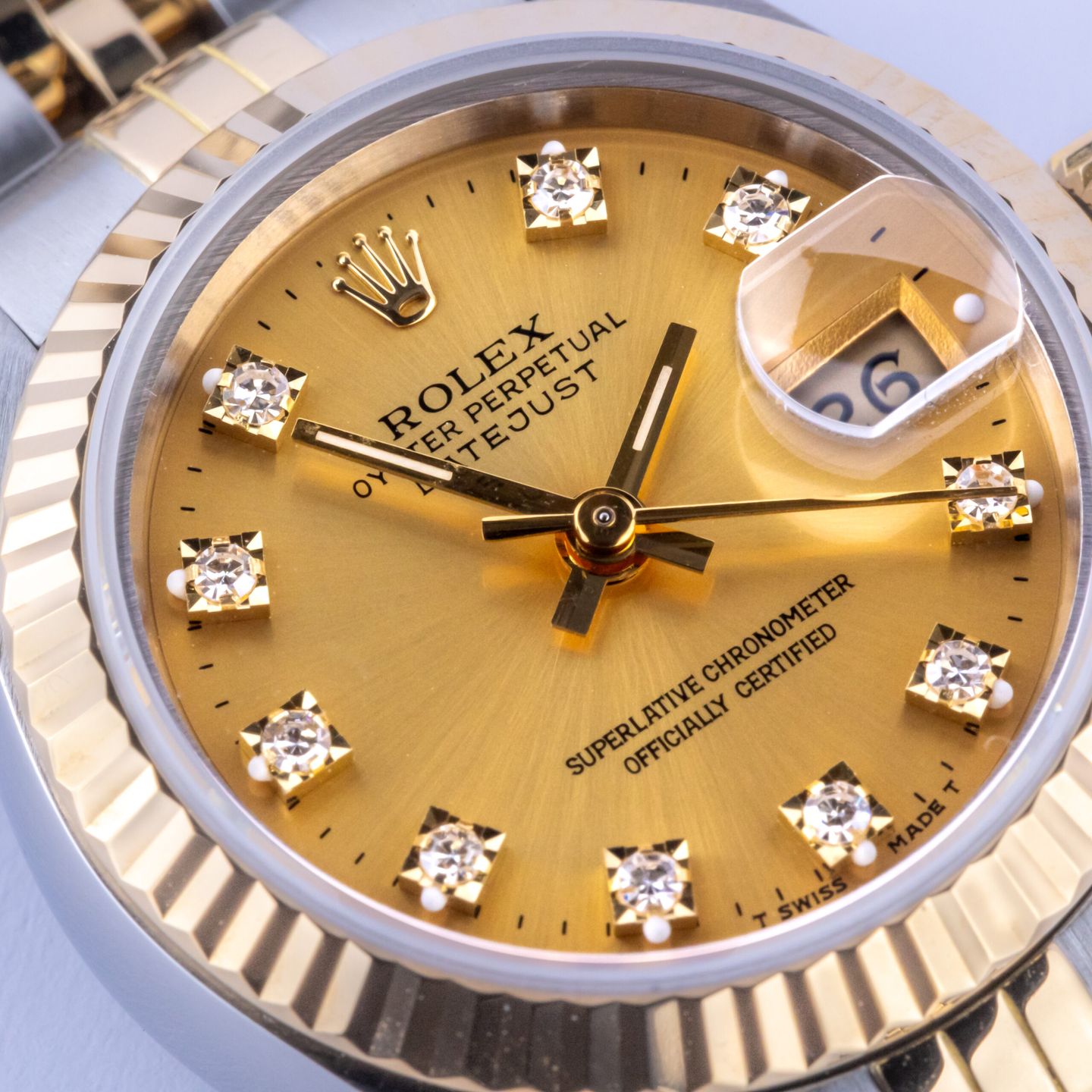 Rolex Lady-Datejust 69173 (1988) - 26mm Goud/Staal (2/7)