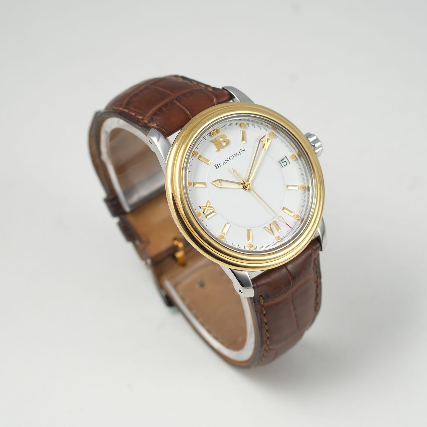 Blancpain Léman Ultra Slim 2100 (1995) - White dial 39 mm Steel case (6/8)