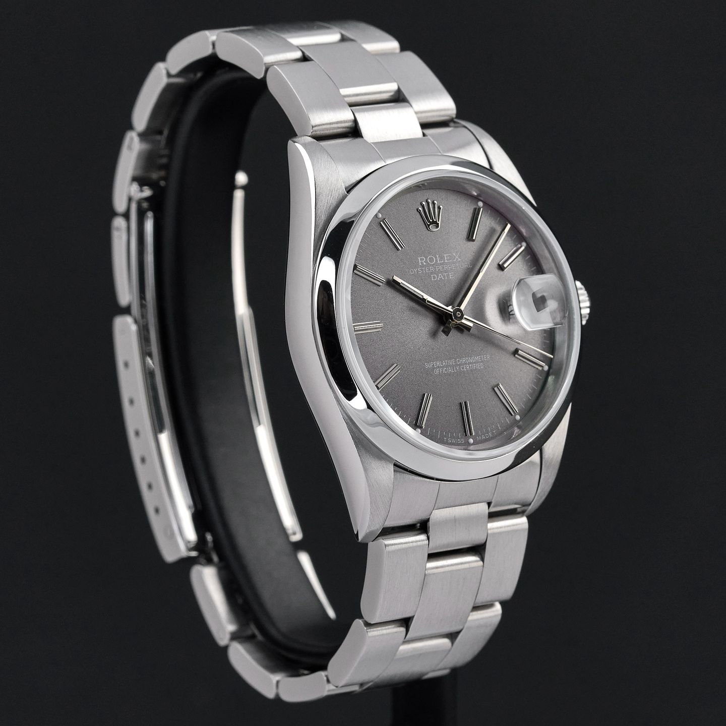 Rolex Oyster Perpetual Date 15200 (1993) - 34mm Staal (5/8)
