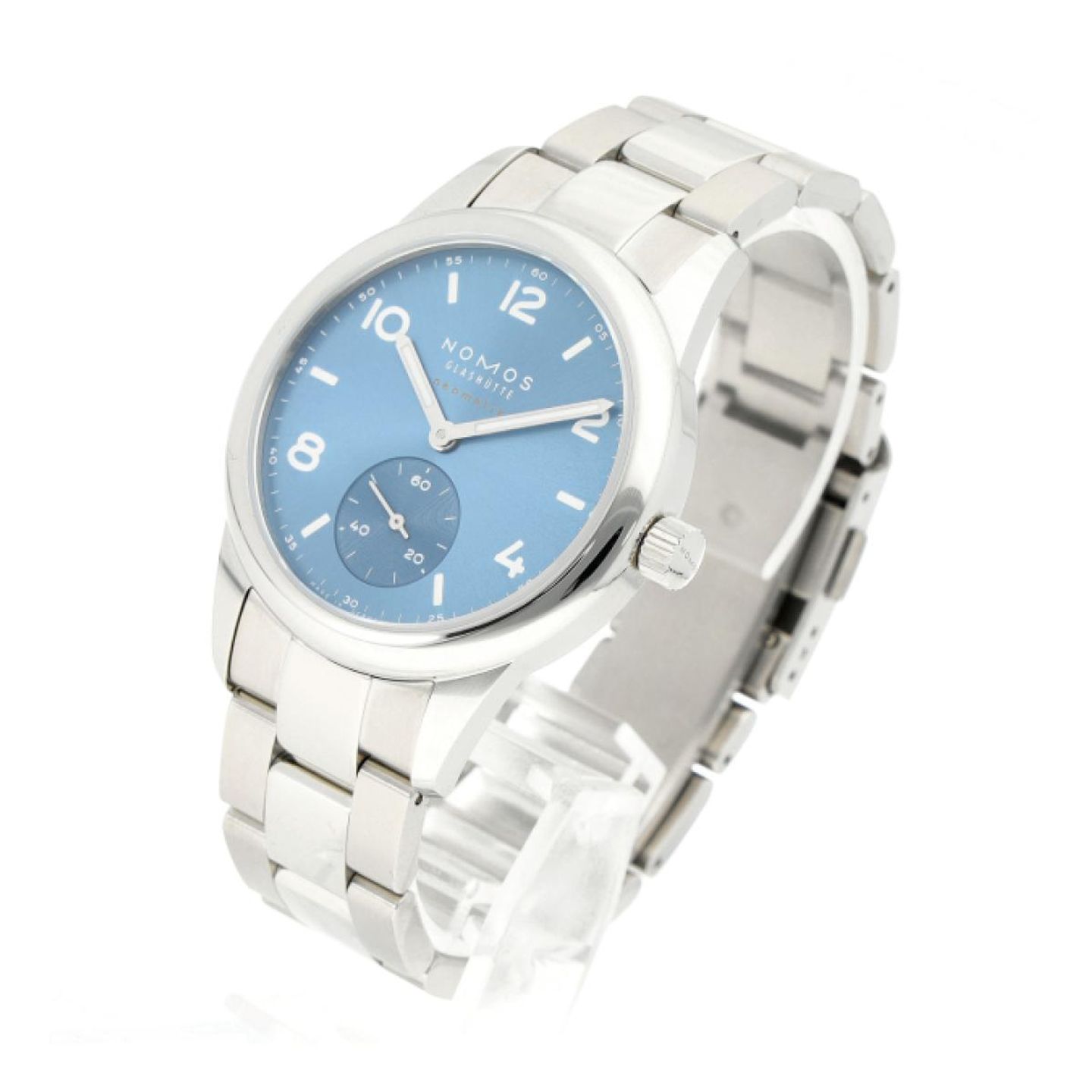 NOMOS Club Automat 750 (2023) - Blauw wijzerplaat 37mm Staal (4/8)
