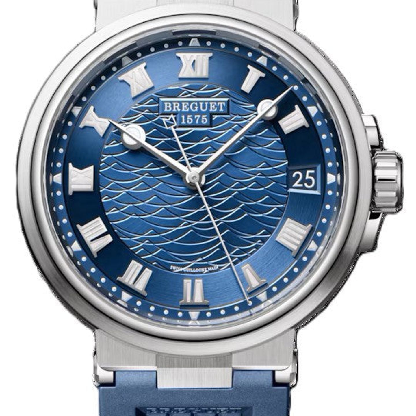 Breguet Marine 5517BB/Y2/5ZU (2026) - Blue dial 40 mm White Gold case (1/1)