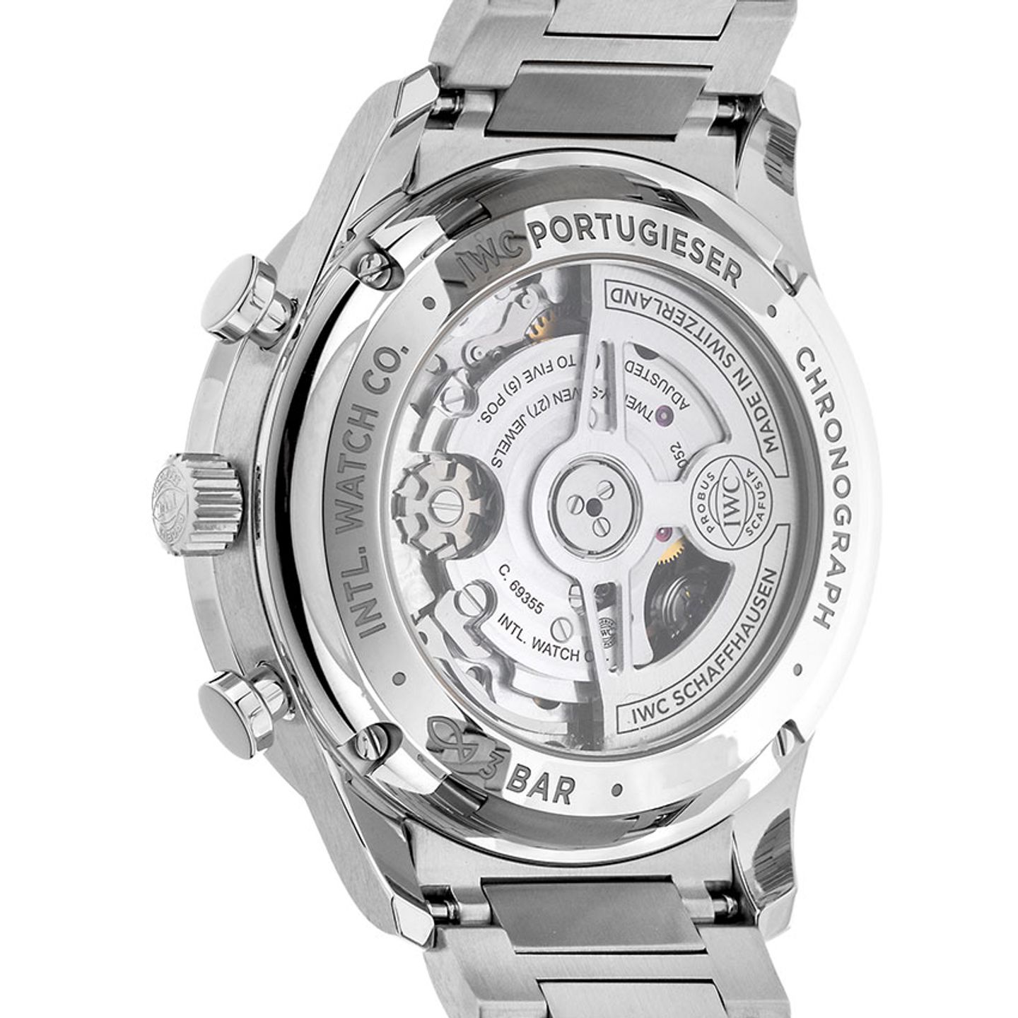 IWC Portuguese Chronograph IW371617 (2025) - Silver dial 41 mm Steel case (6/7)