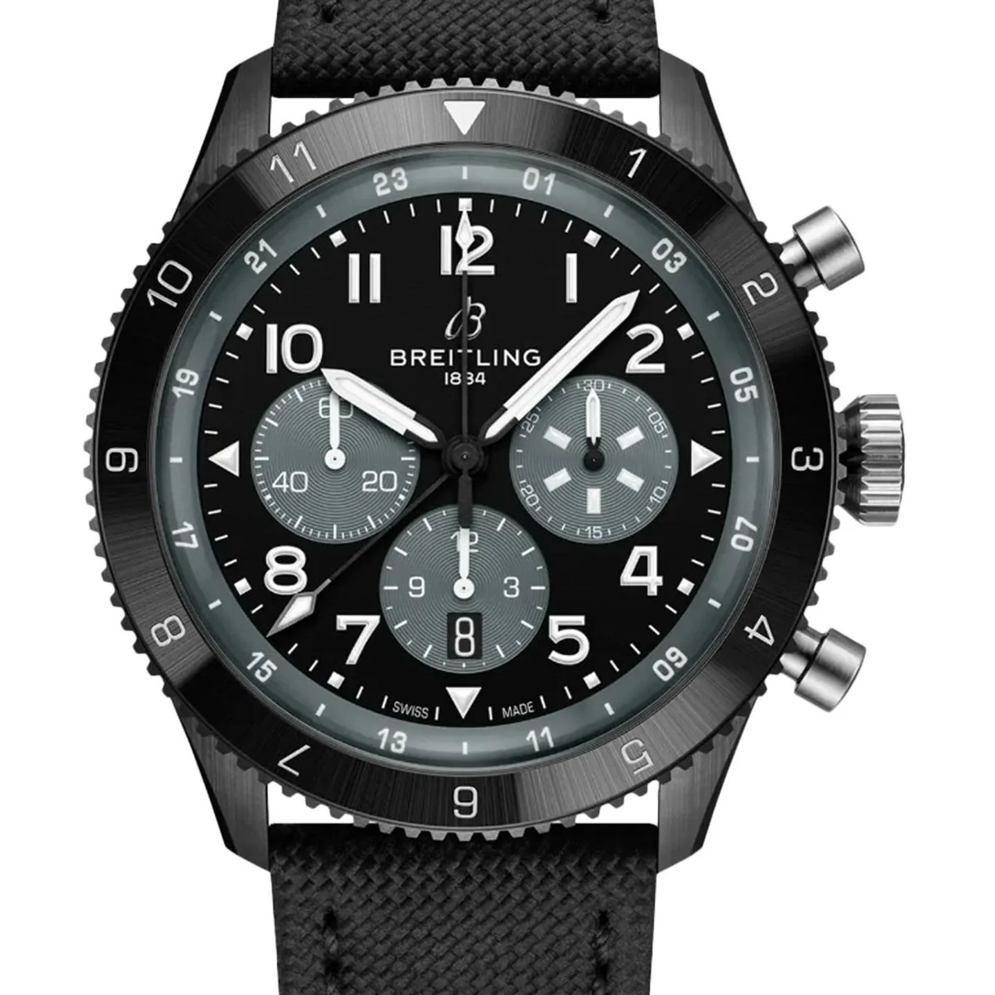 Breitling Super Avi SB04451A1B1X1 (2026) - Black dial 46 mm Ceramic case (1/1)