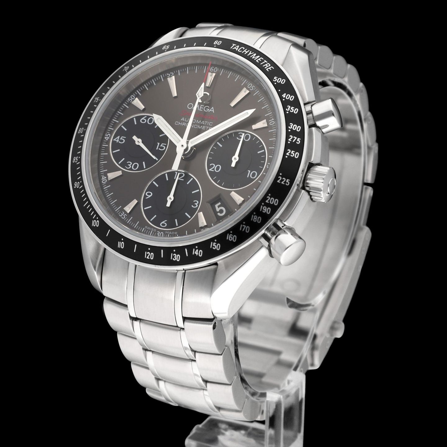 Omega Speedmaster Date 323.30.40.40.06.001 (2019) - Grey dial 40 mm Steel case (2/8)