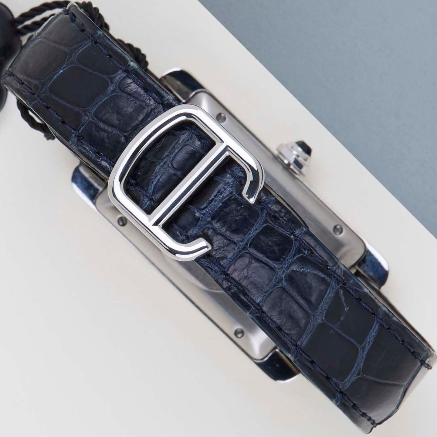 Cartier Tank Américaine WSTA0017 (2019) - Wit wijzerplaat 42mm Staal (6/8)