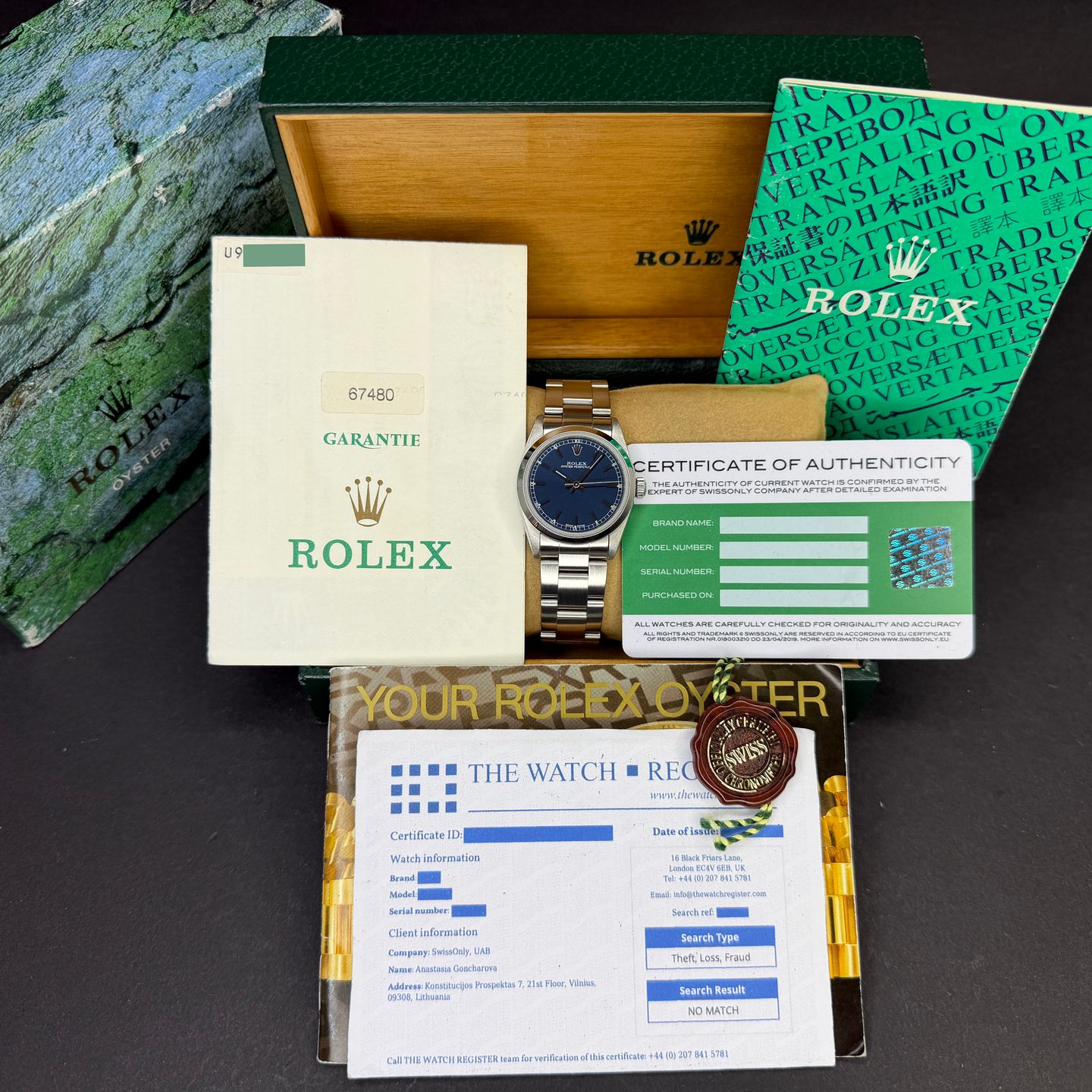 Rolex Oyster Perpetual 31 67480 (1998) - 31 mm Steel case (3/8)