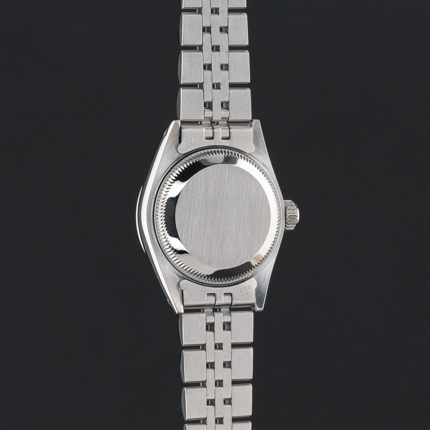 Rolex Oyster Perpetual Lady Date 69190 (1990) - Grijs wijzerplaat 26mm Staal (7/8)