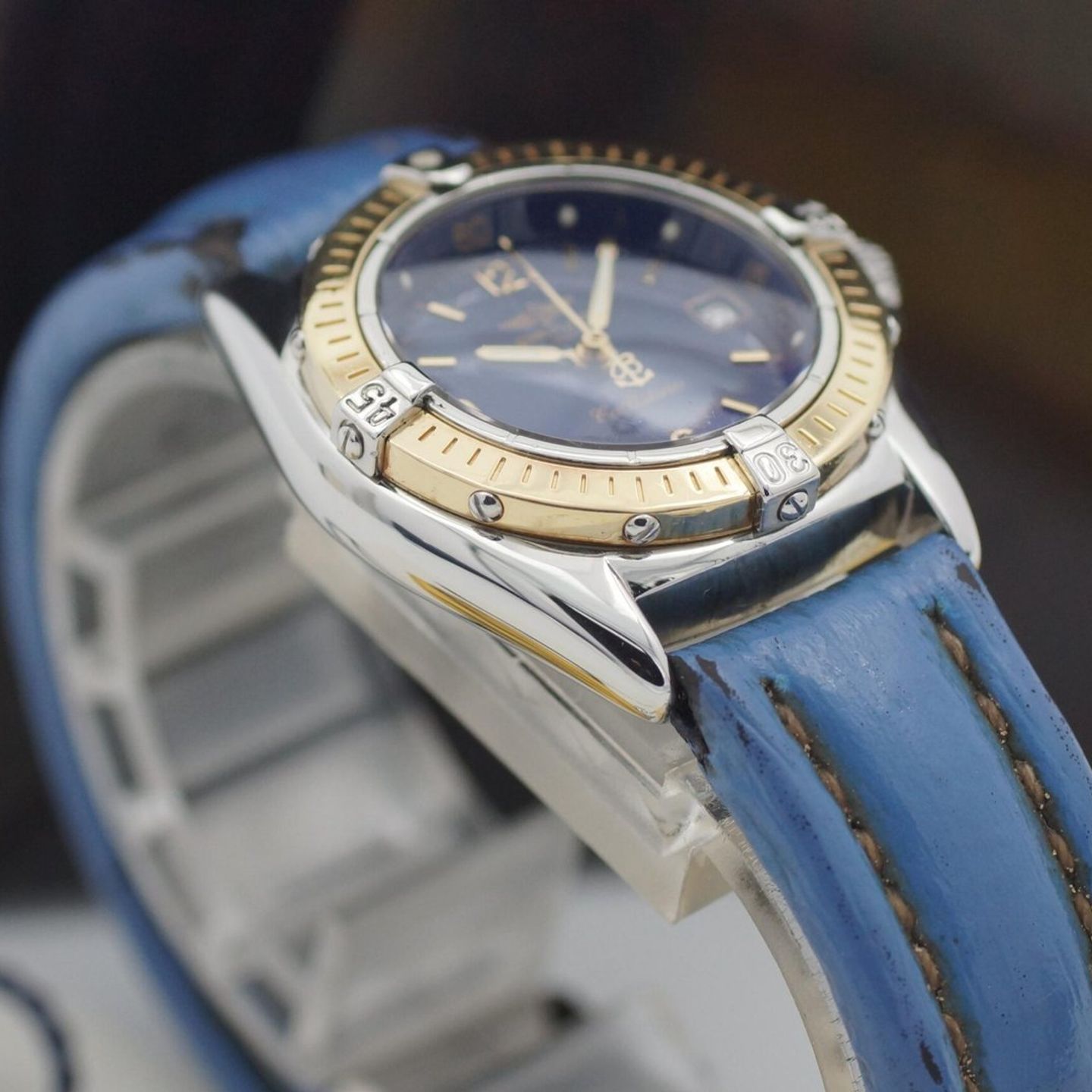 Breitling Callistino D52045 (1997) - Wit wijzerplaat 28mm Staal (7/8)