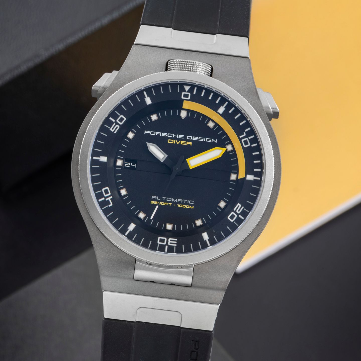 Porsche Design Diver P6780 (Unknown (random serial)) - Black dial 48 mm Steel case (3/8)